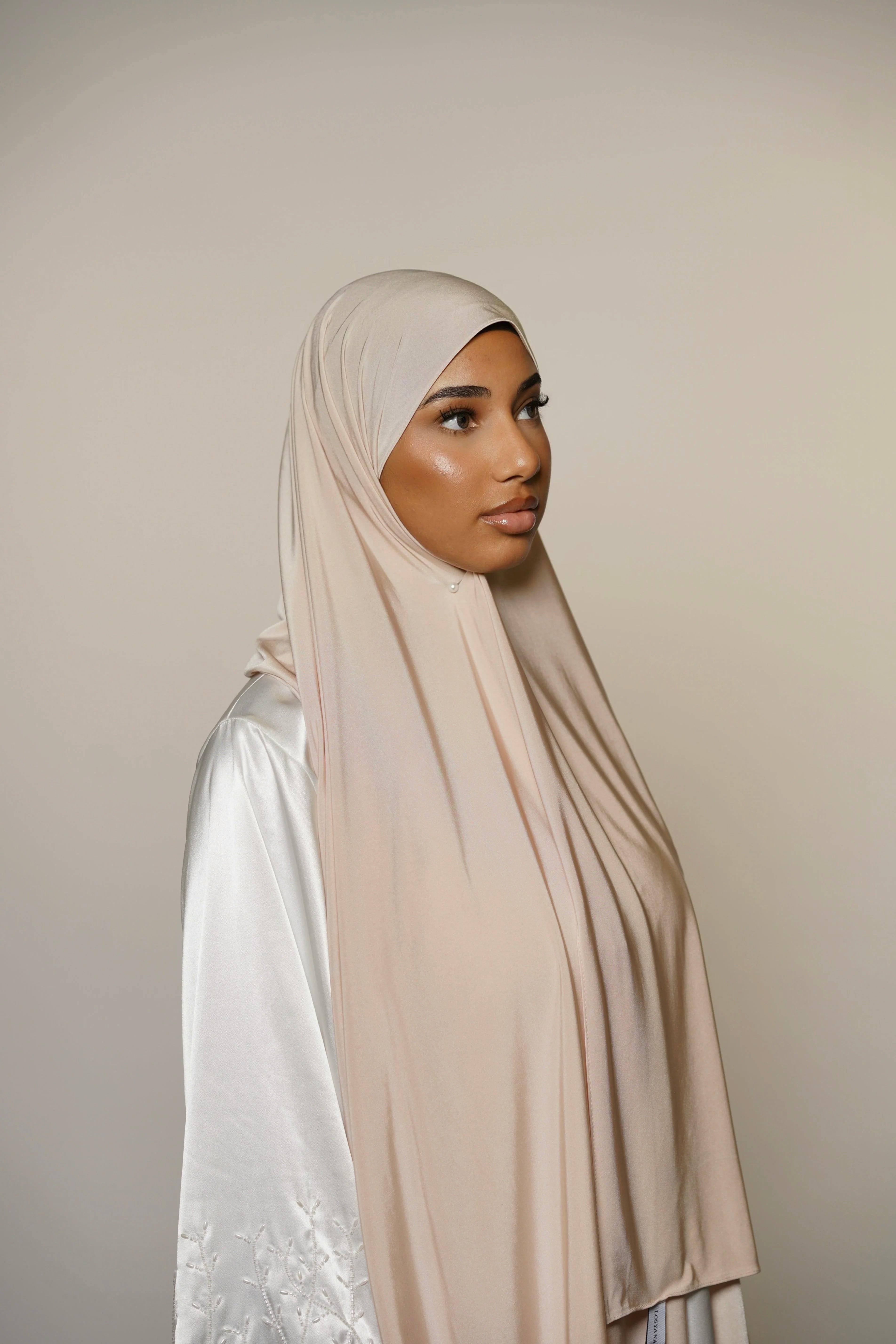 Satin Premium Jersey - beige