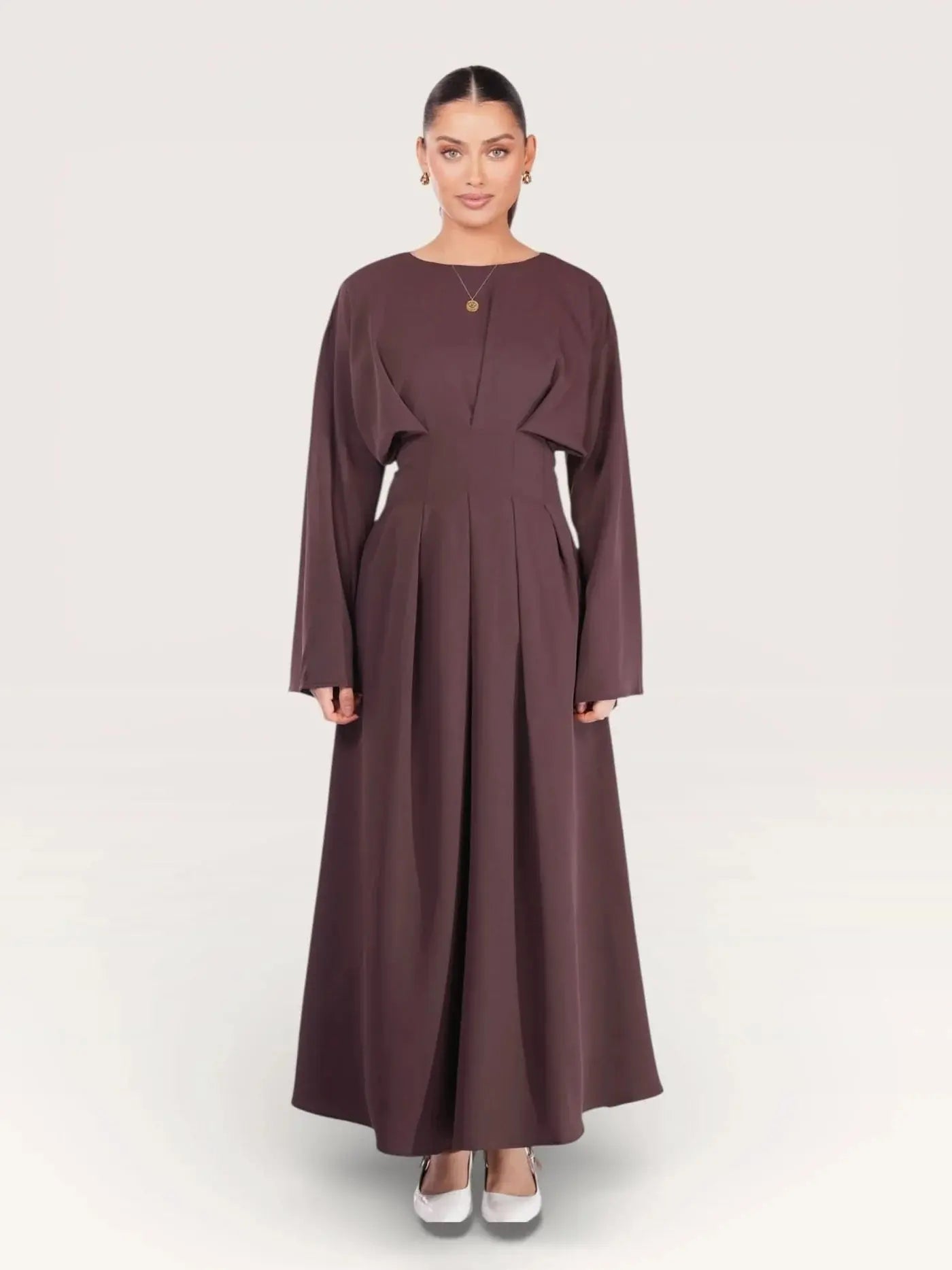 the corset dress - Coffee