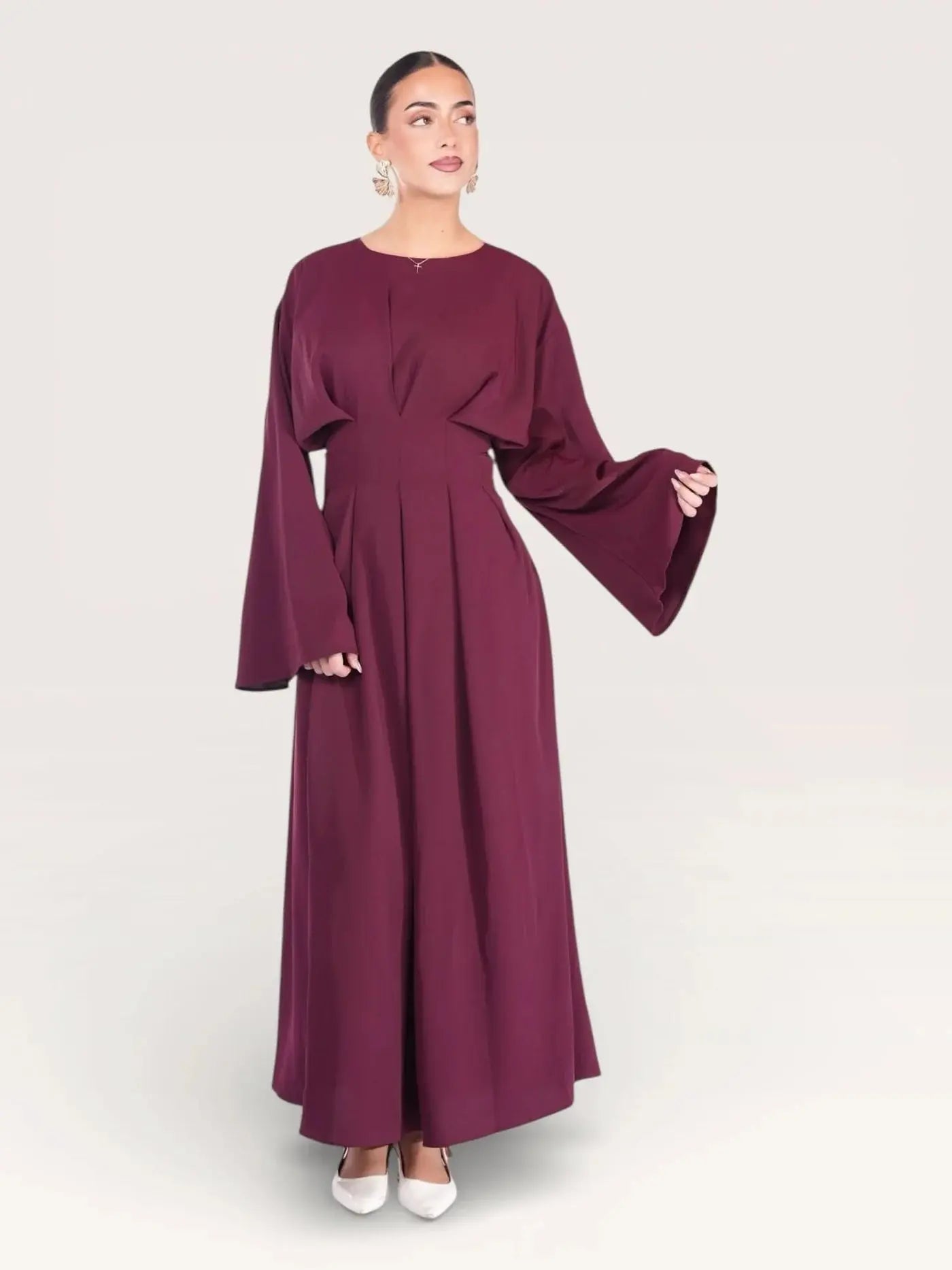 the corset dress - Bordeaux