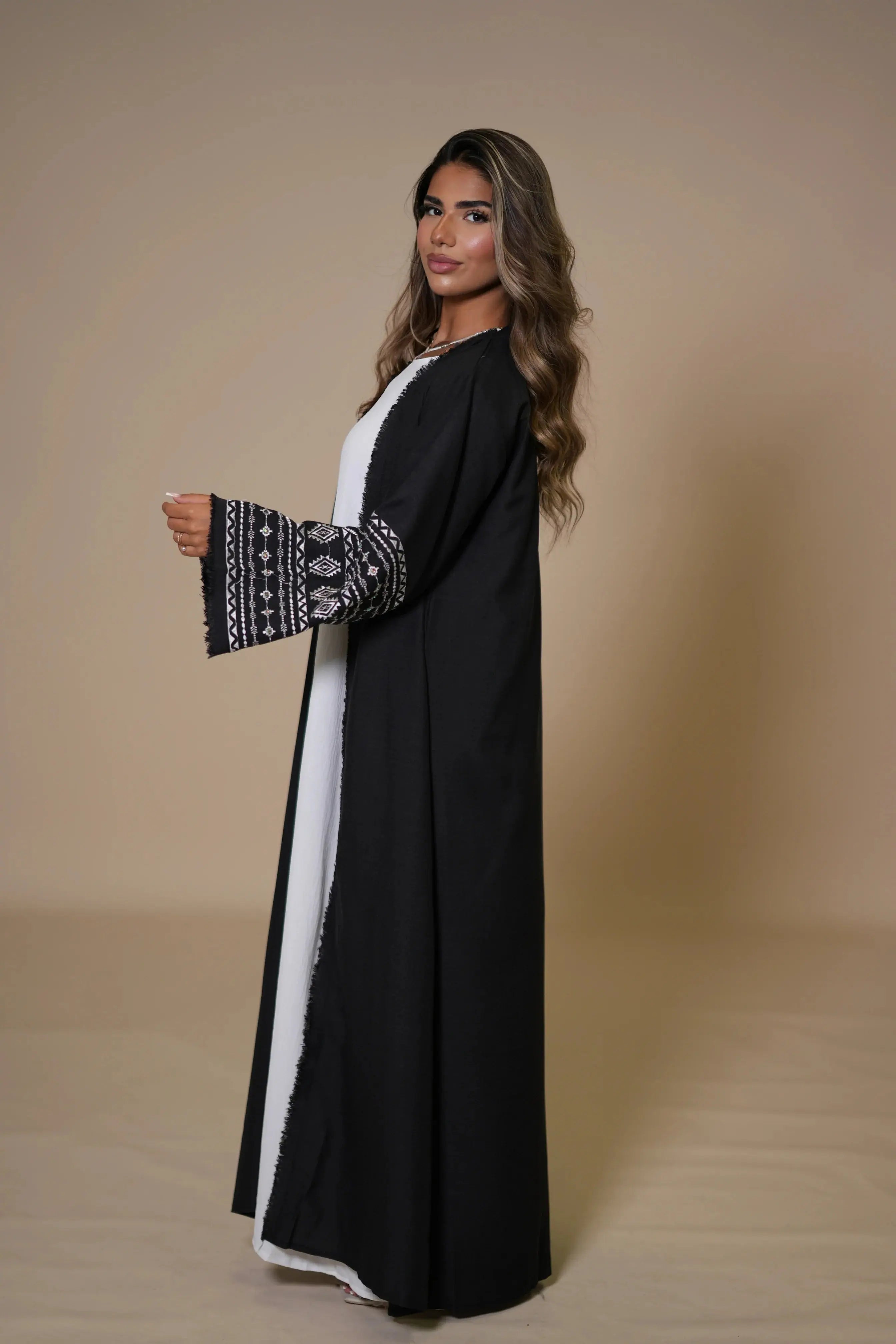 Dubai Kimono - Black Losyana