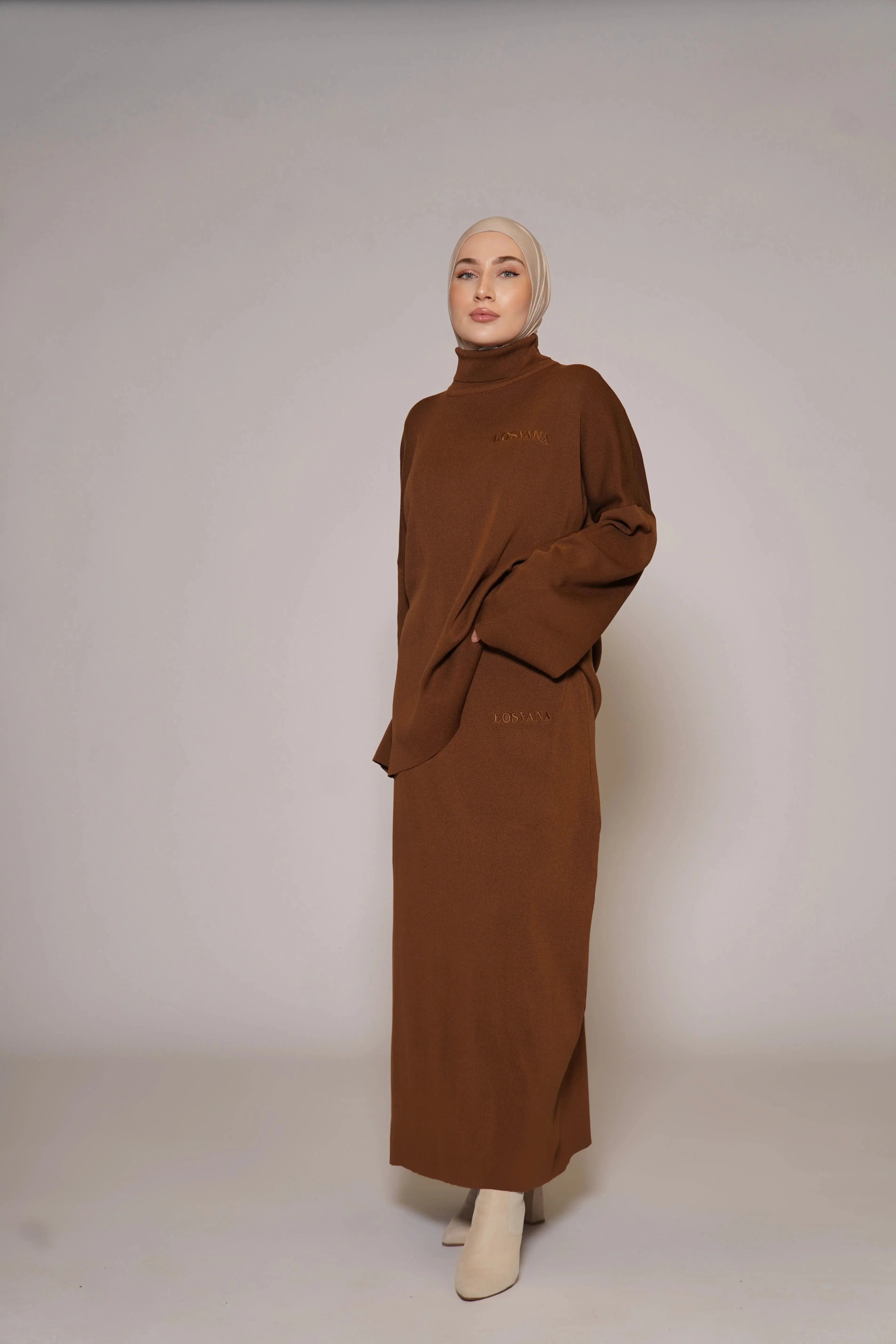Luxury Cotton Set - coffee Losyana