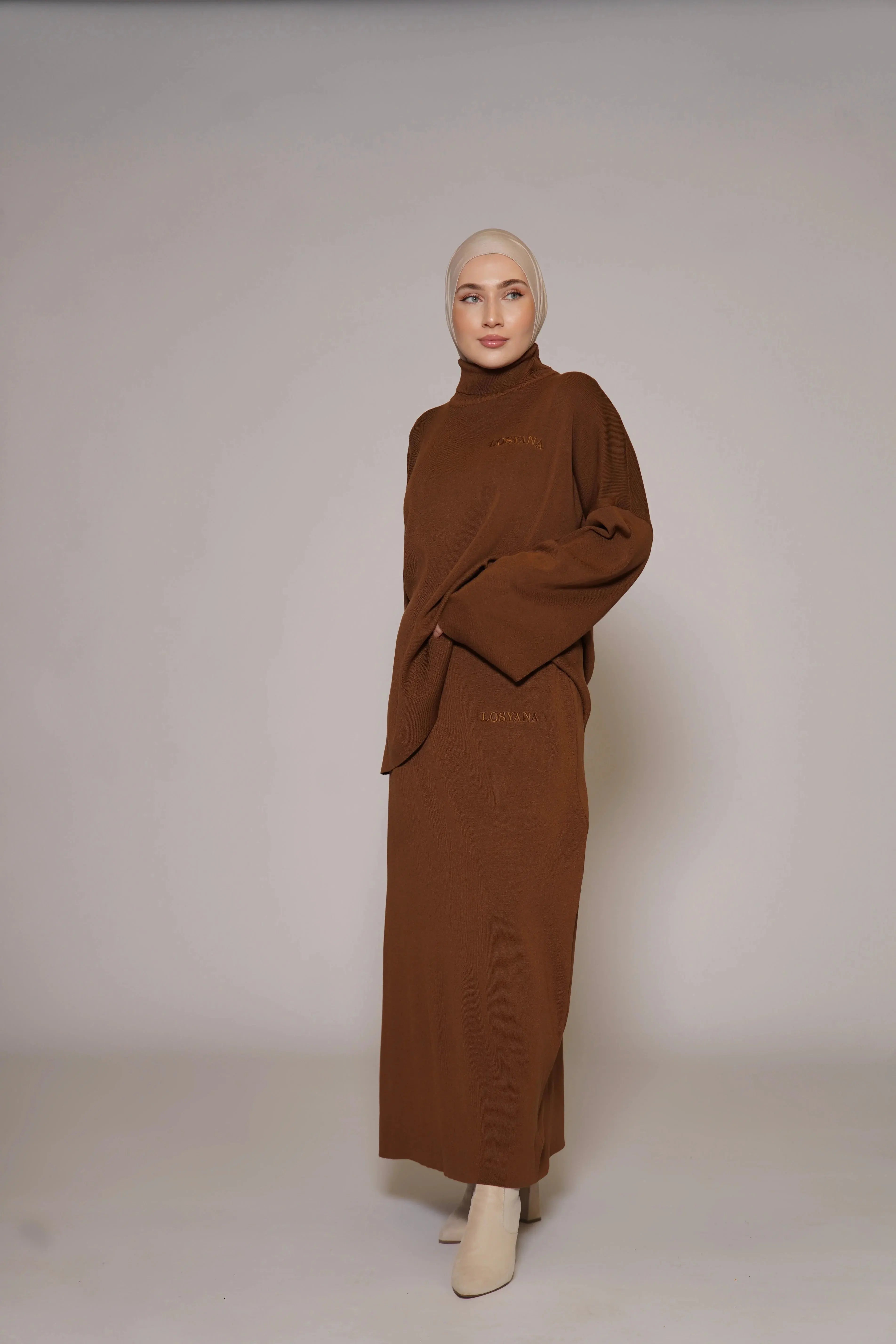 Luxury Cotton Set - coffee Losyana