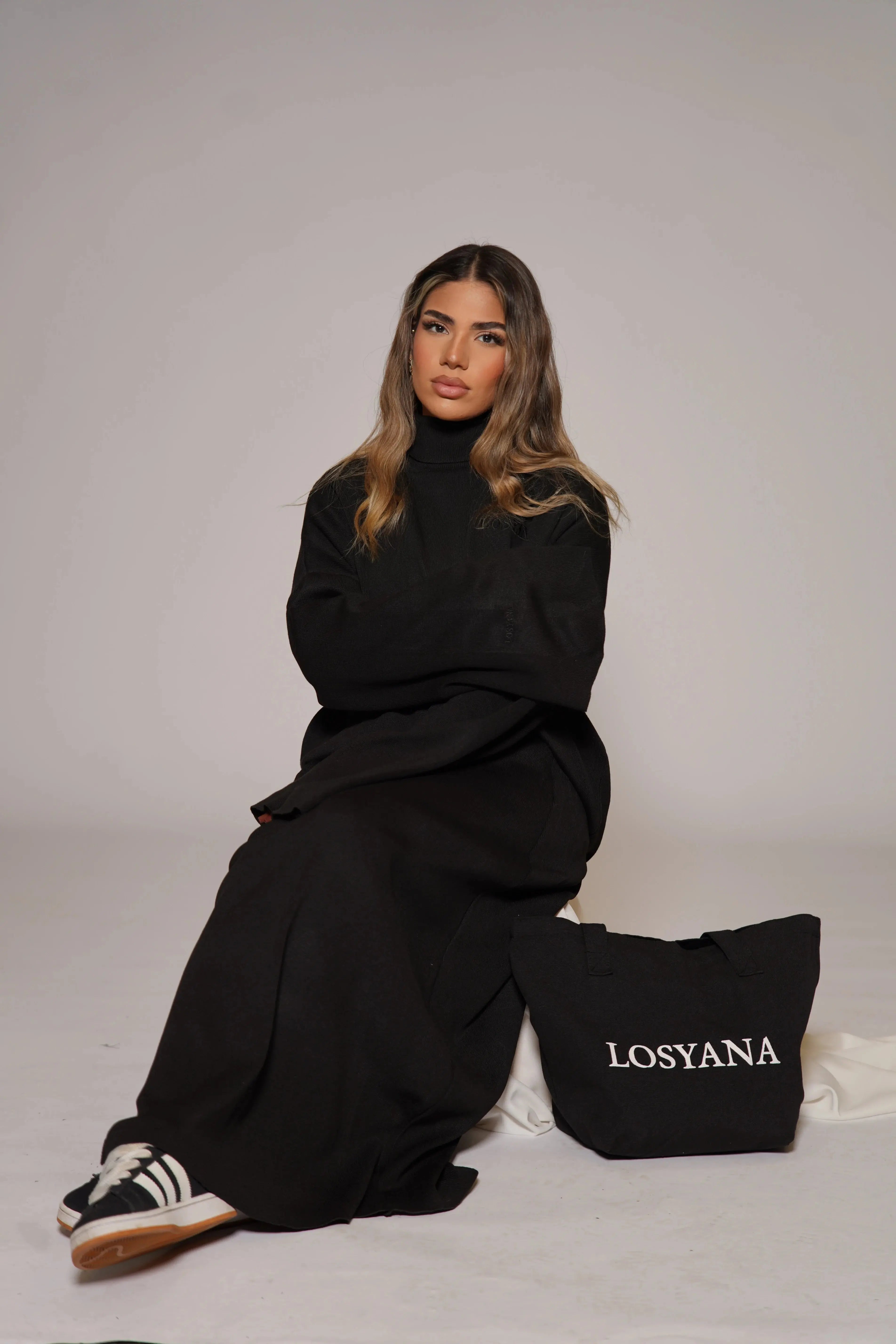 Luxury Cotton Set - Black Losyana