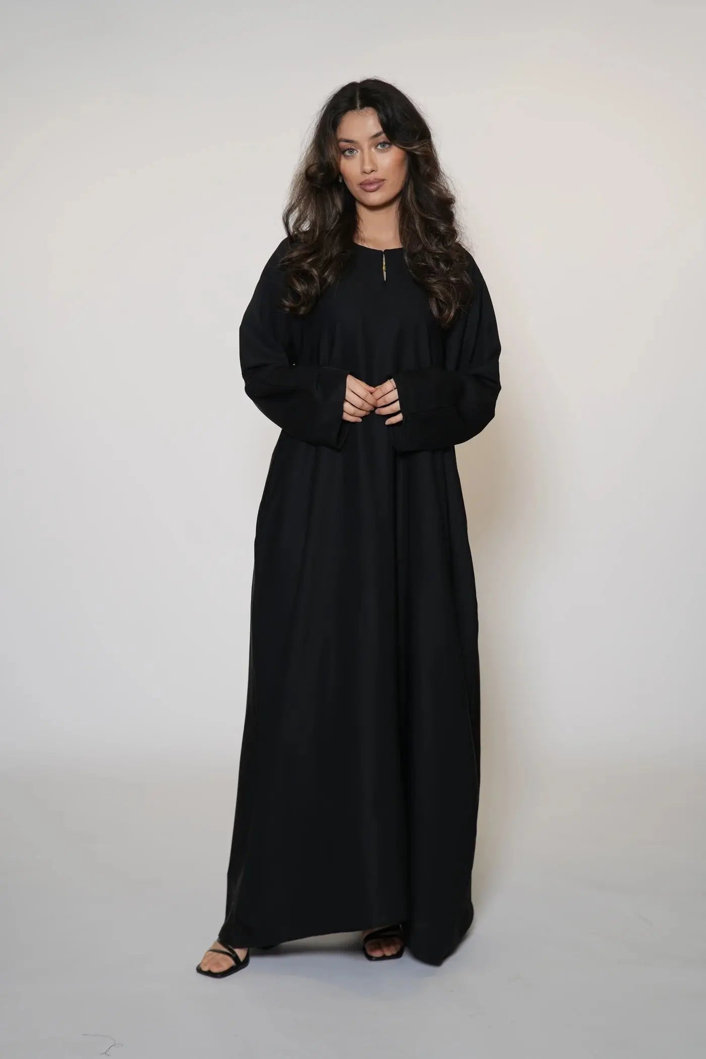 DXB Daily Abaya - Black Losyana.Shop