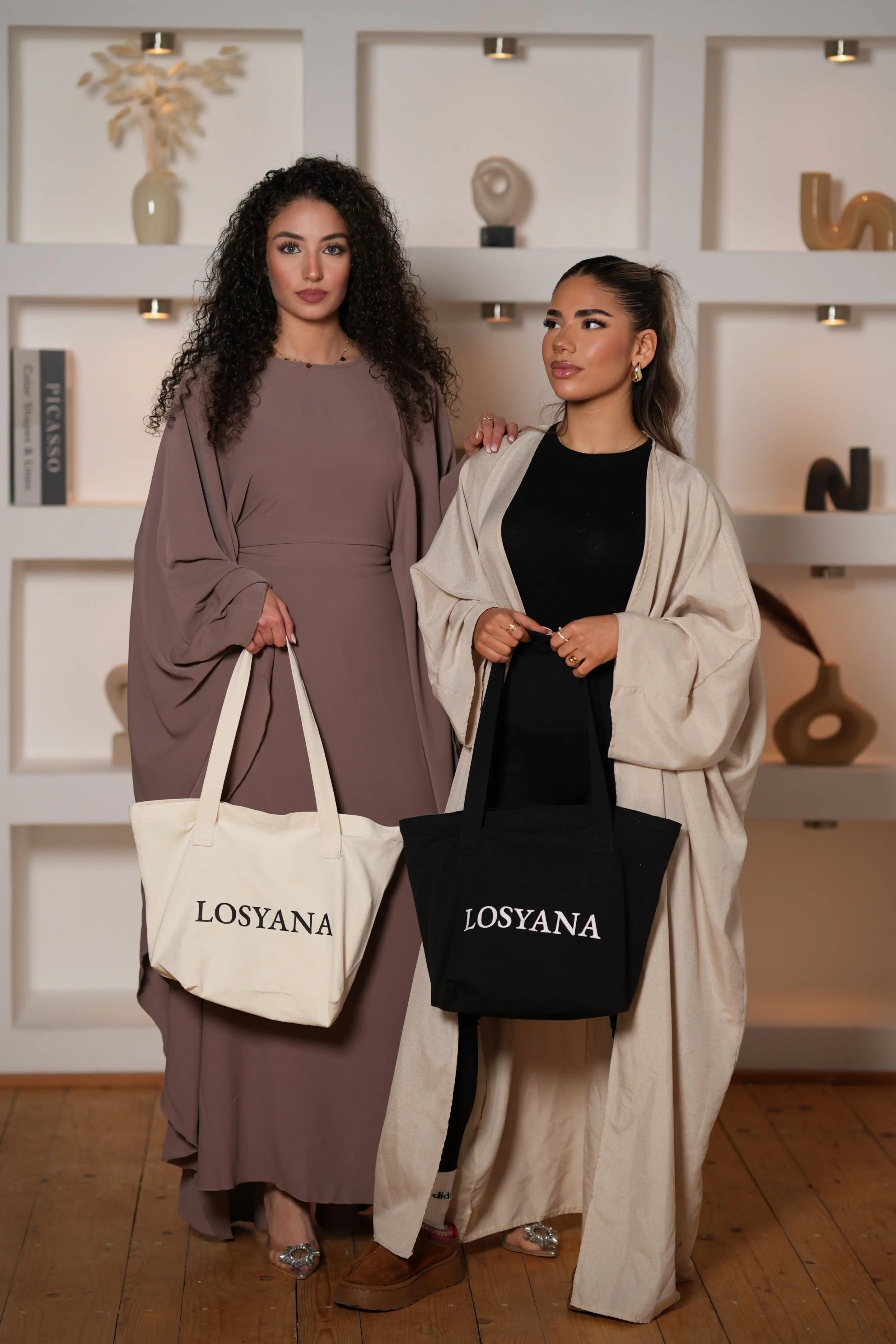 Tote Bag - Beige Losyana