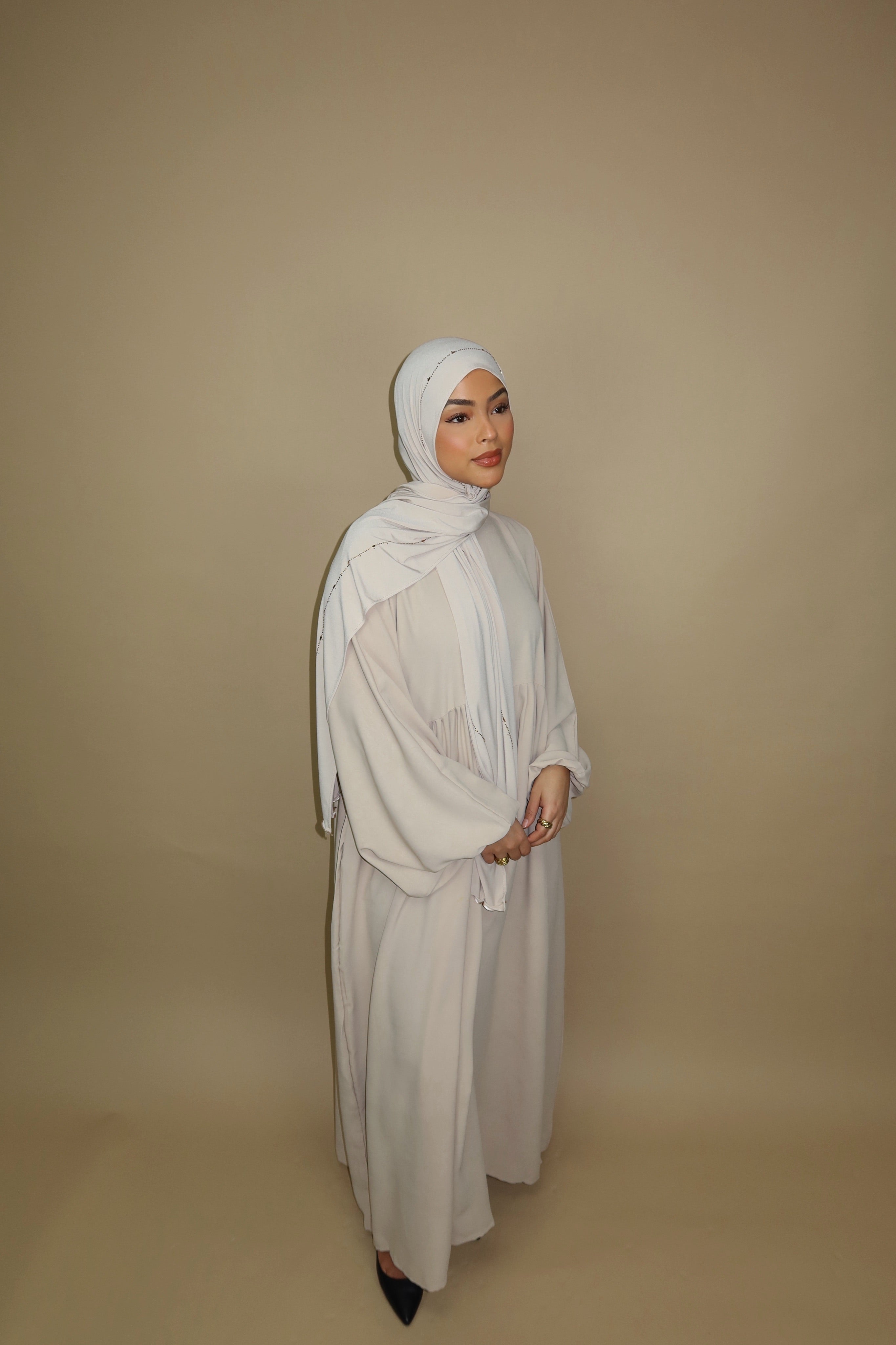 Balloon Abaya - Gold