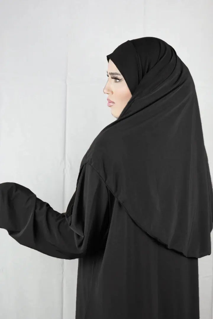 Premium Jersey Gebedskleding - Black Losyana.Shop