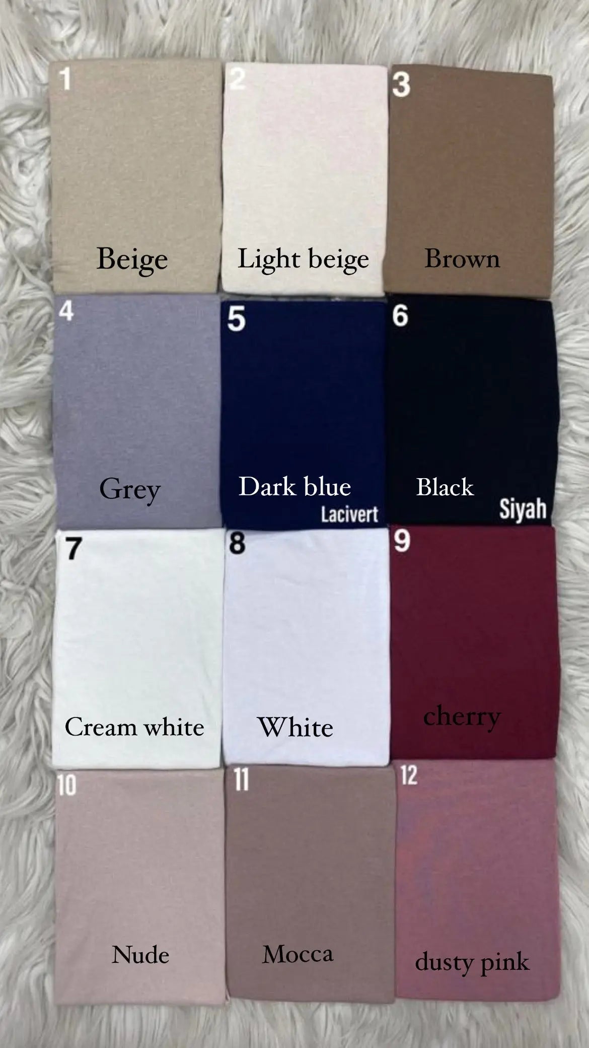 fold underscarf bone closed Losyana.Shop