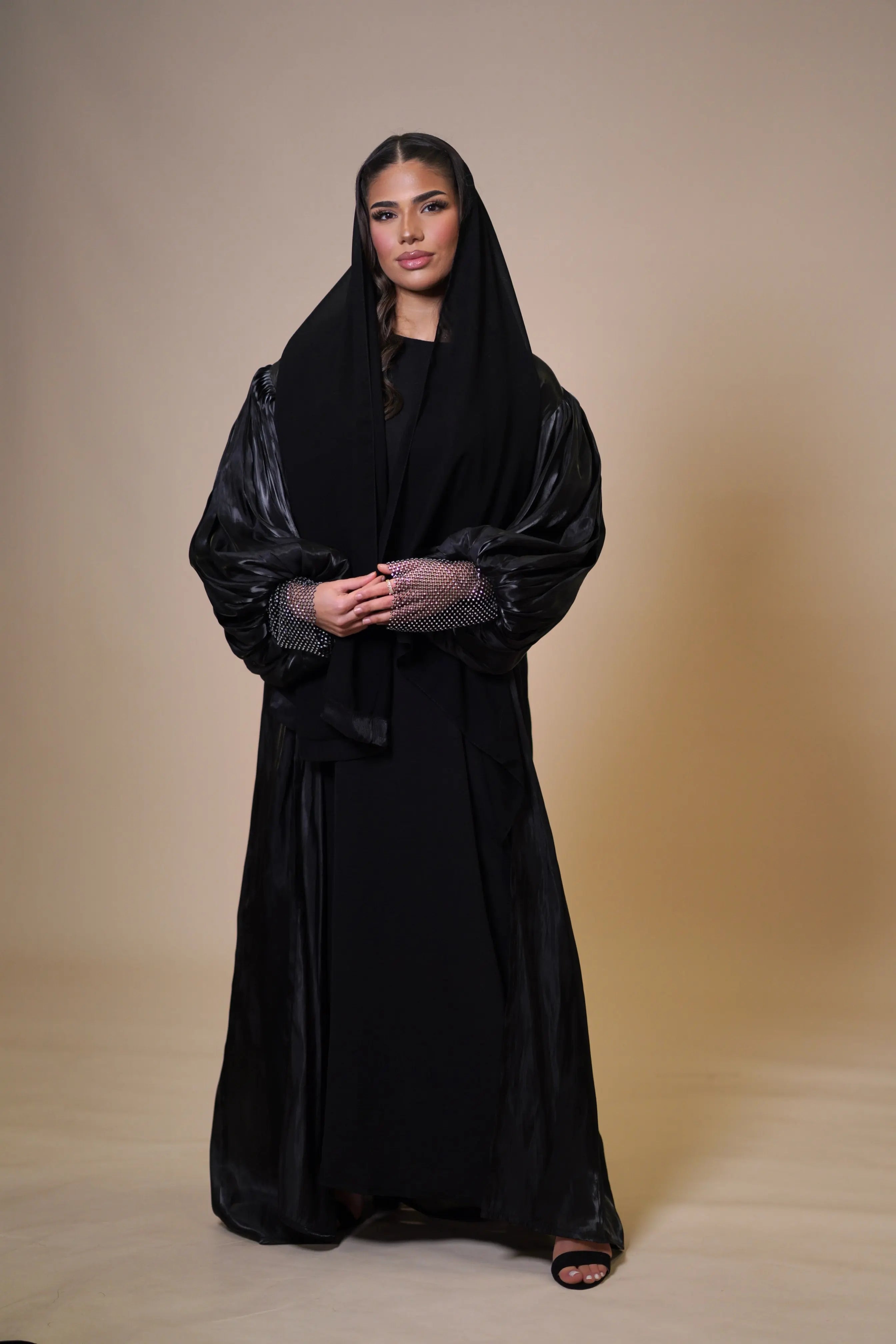 Emirate abaya - black Losyana.Shop