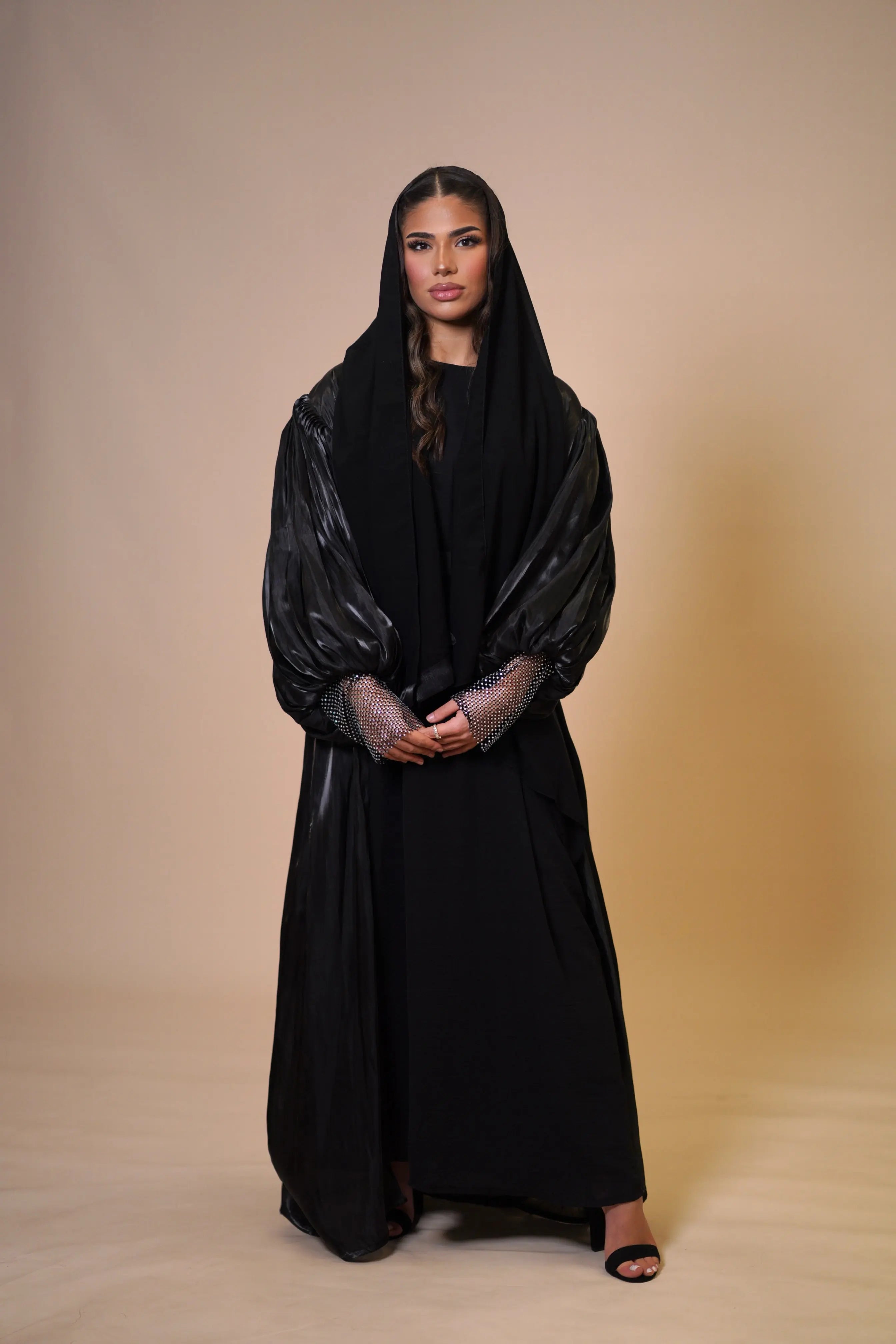 Emirate abaya - black Losyana.Shop