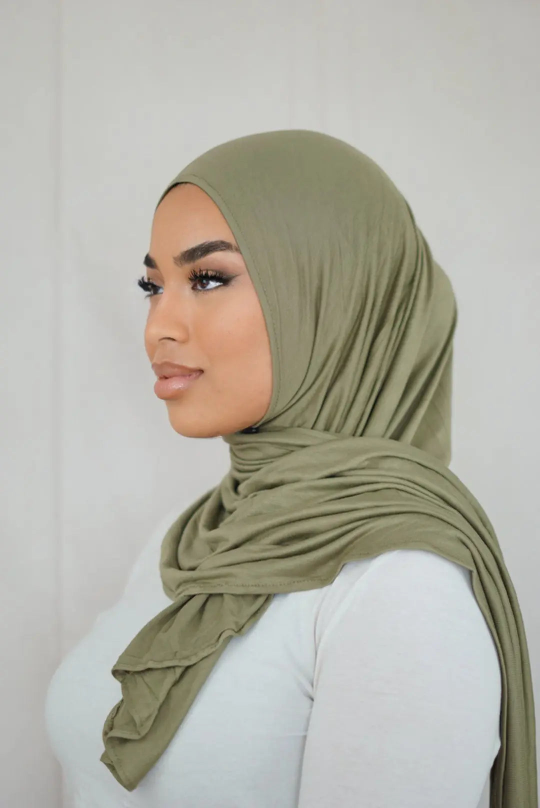 Jersey to go - kale green Losyana.Shop