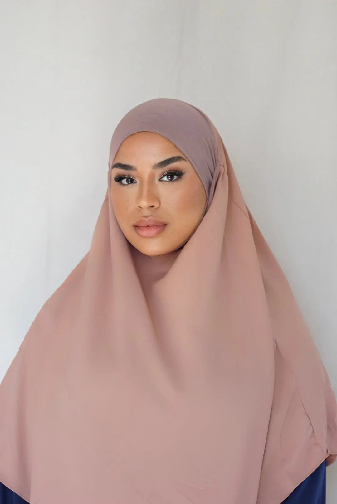 Short Khimar - Nude Peach Losyana.Shop
