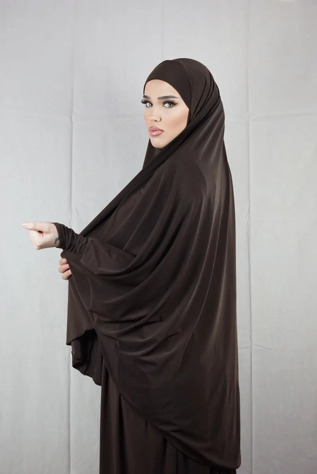 Premium Jersey Gebedskleding - Brown Sugar Losyana.Shop
