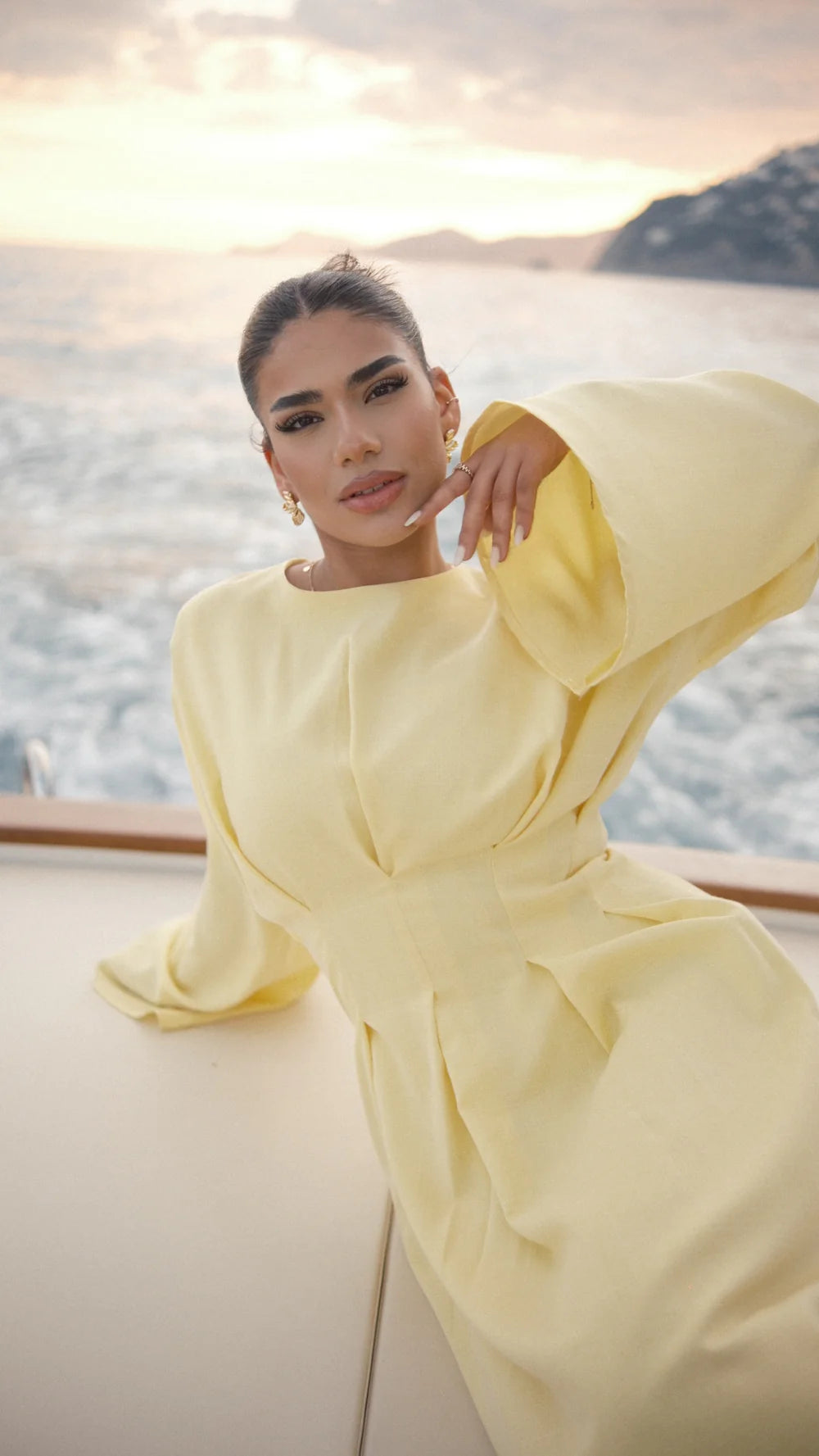 LA BALLEZA CORSET DRESS - LEMON