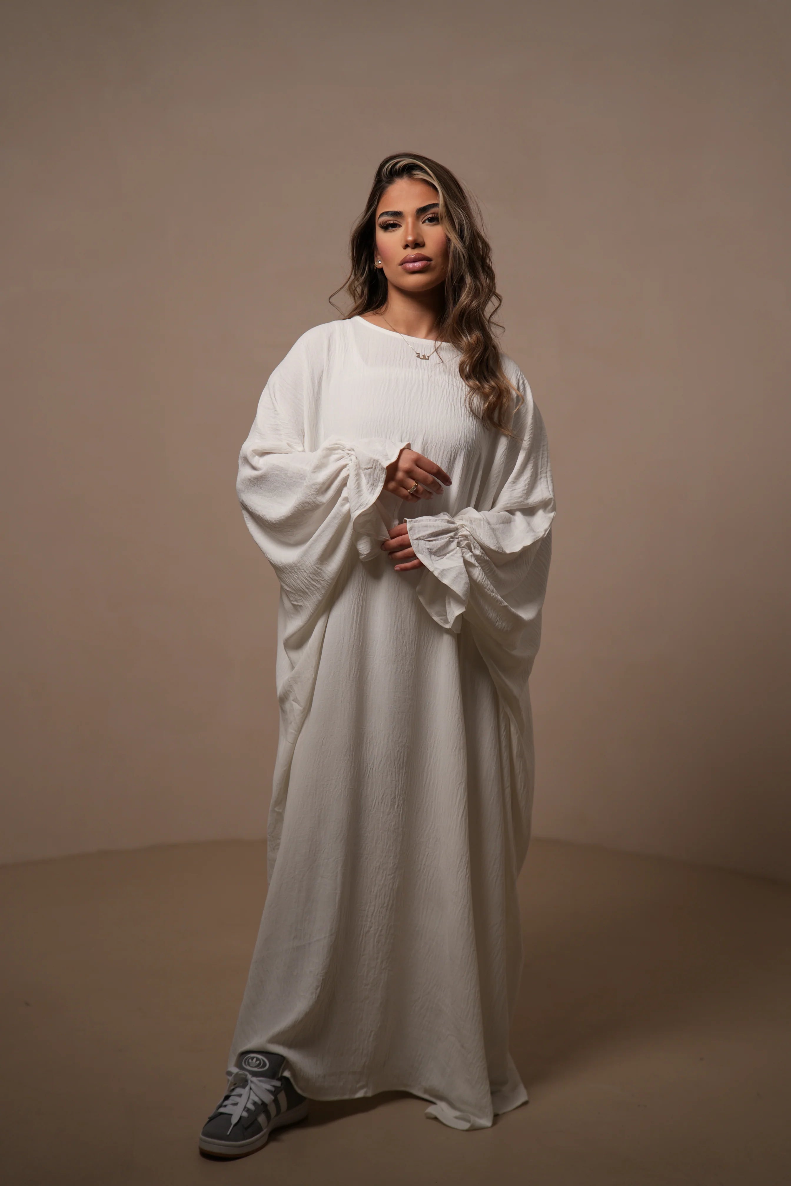 Jazz Abaya - White