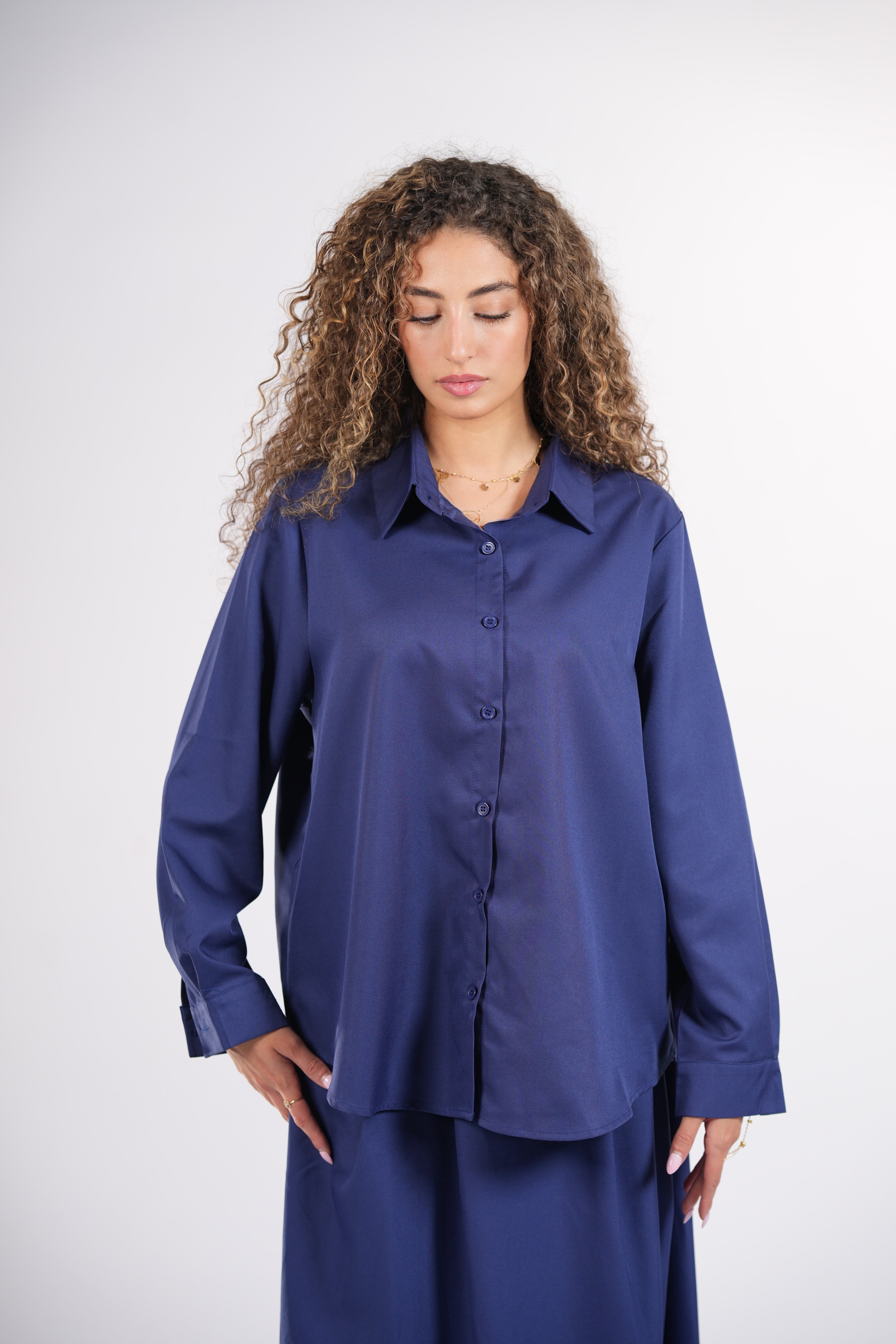 timeless blouse - navy