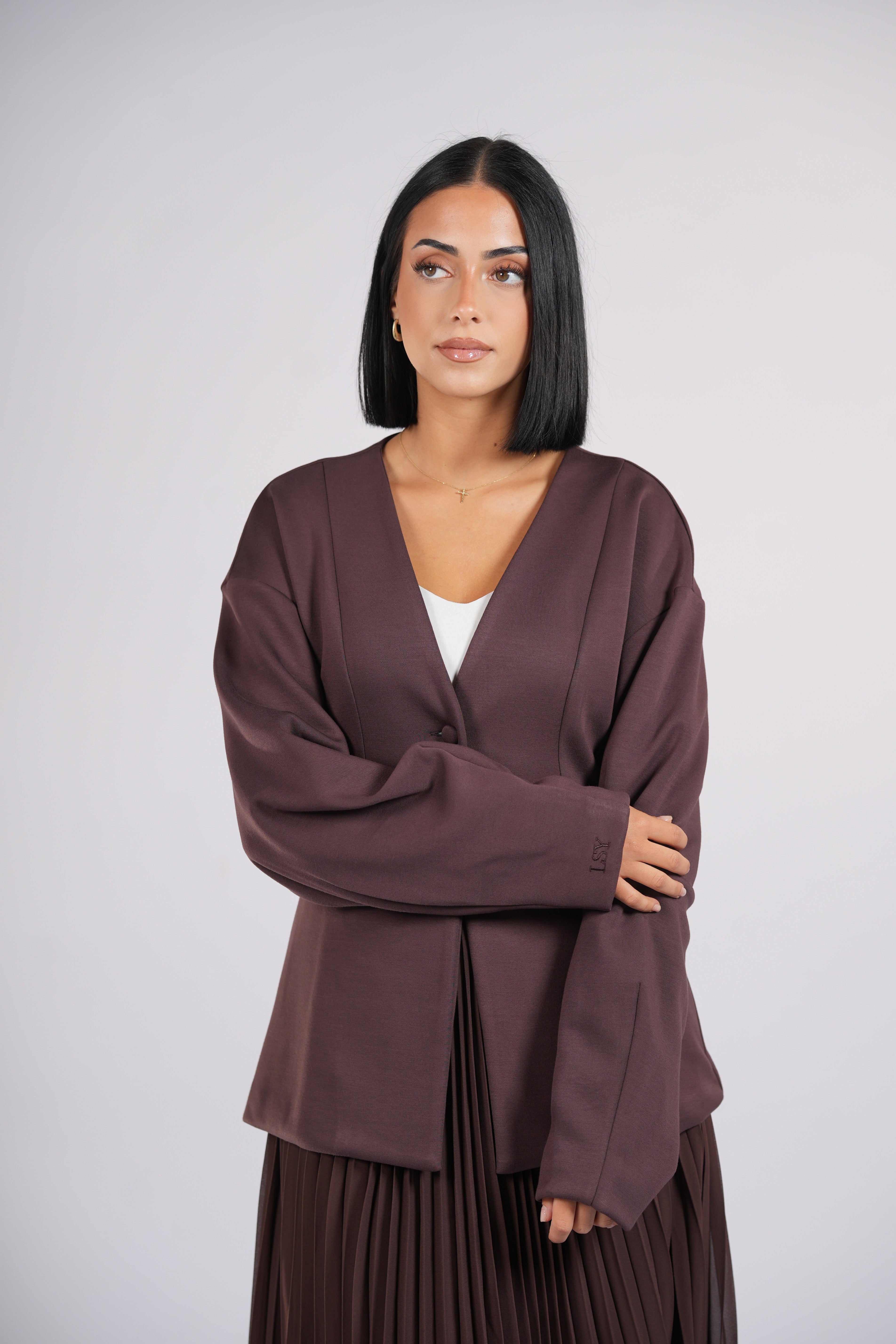 opera blazer - espresso