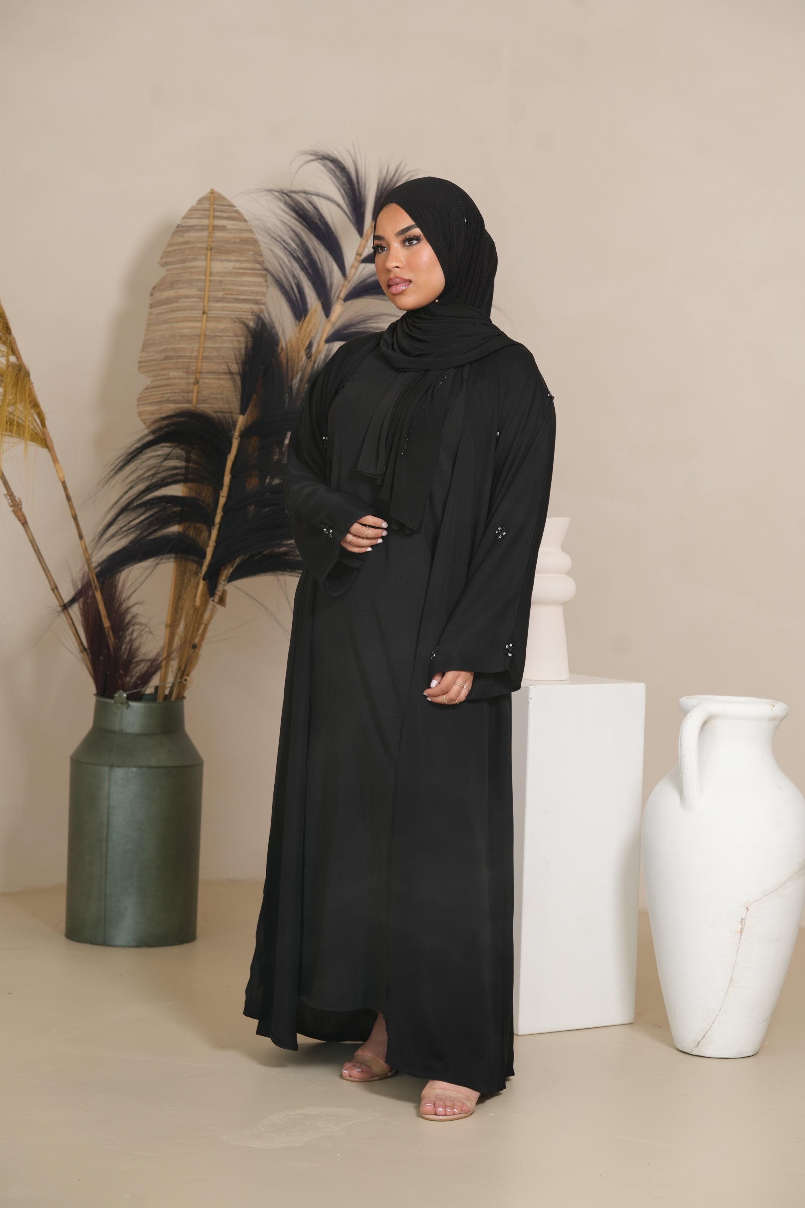 Star Daily Abaya - black