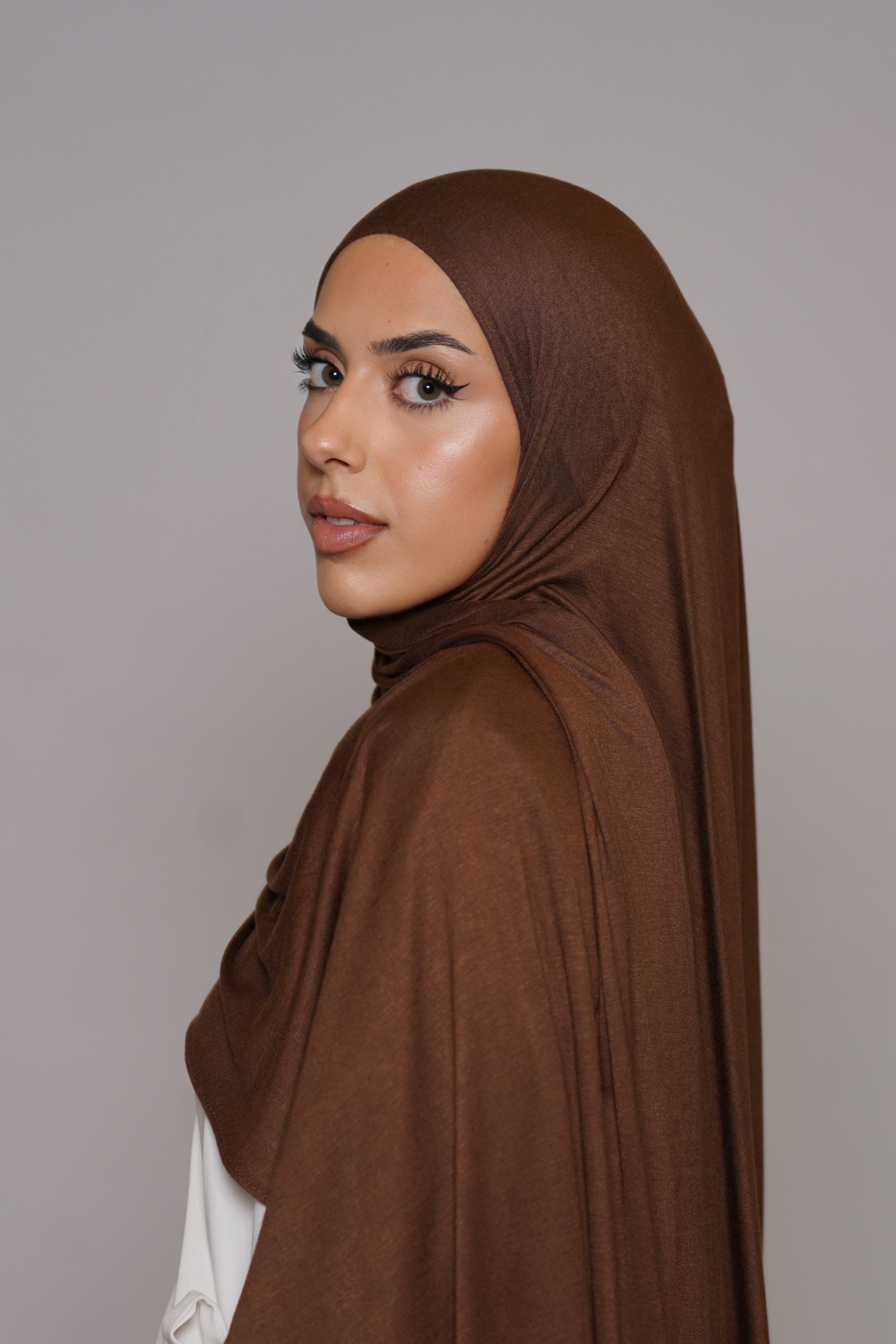 Bamboo Jersey - nude brown