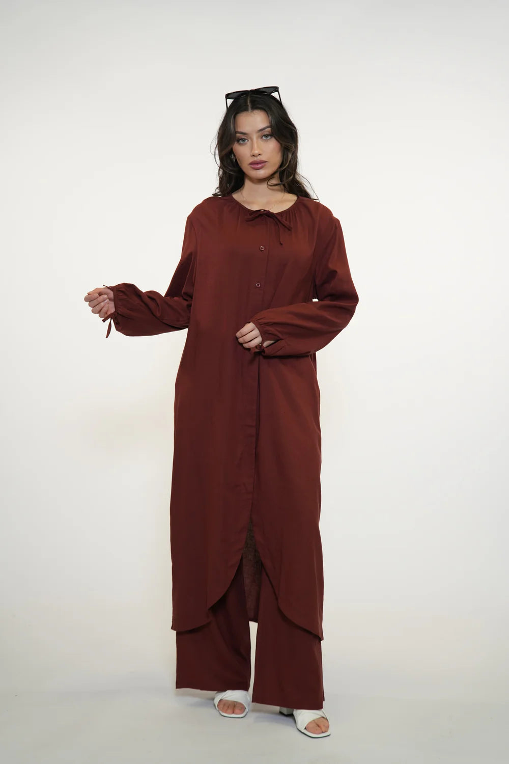 MEDITERRANEAN BREEZE SET - MAROON