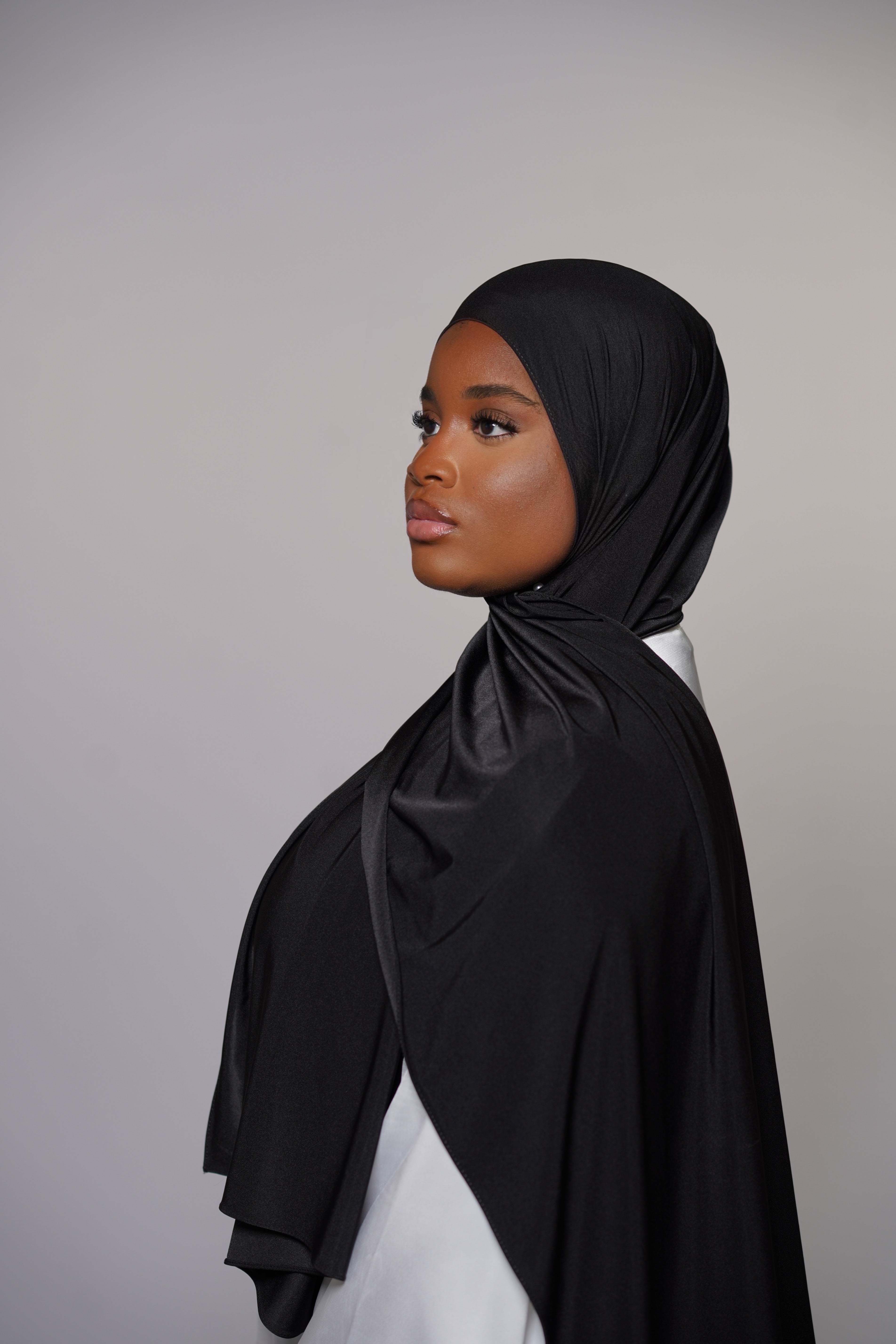 Satin Premium Jersey - black