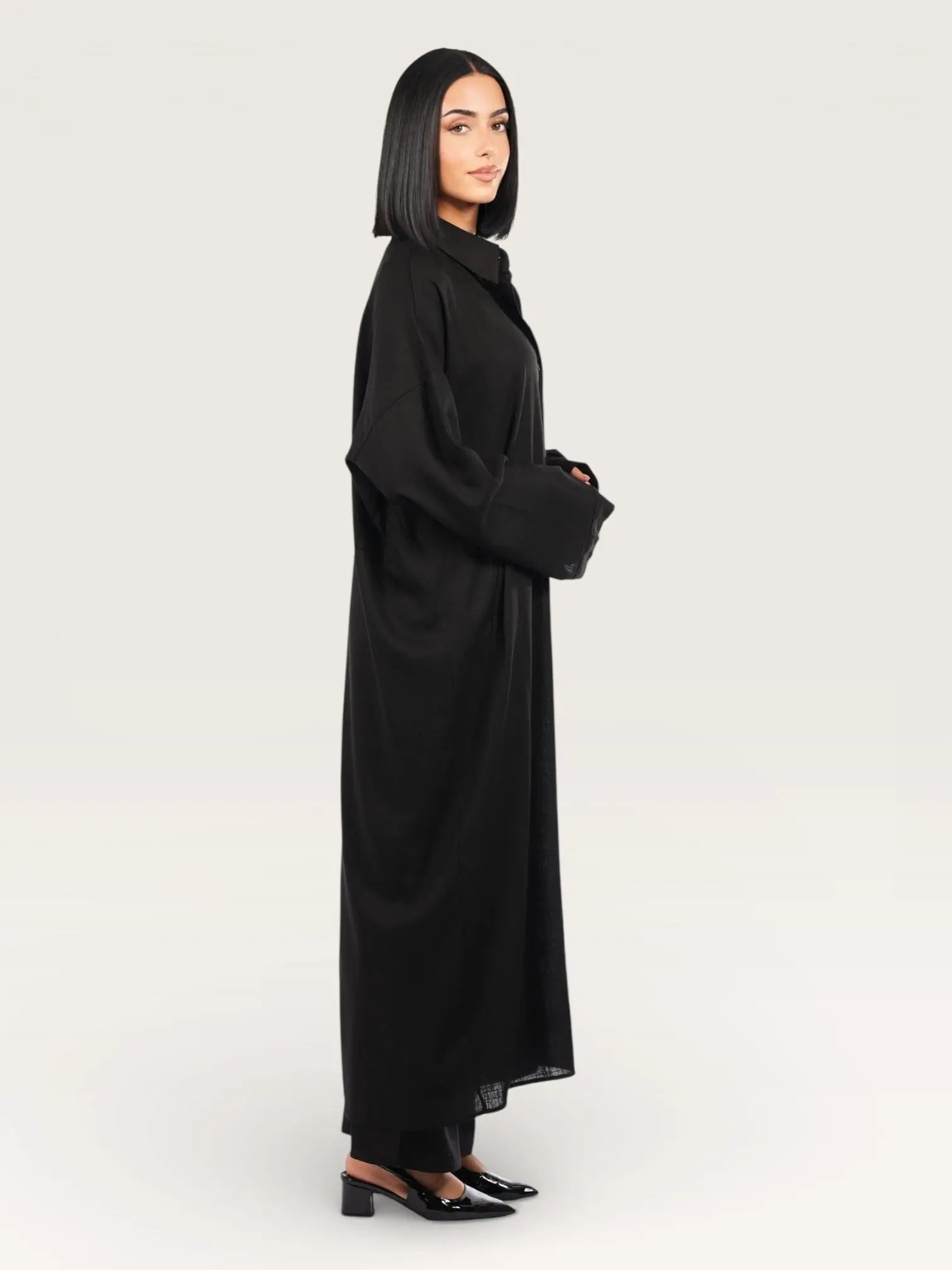 palma linen set - black