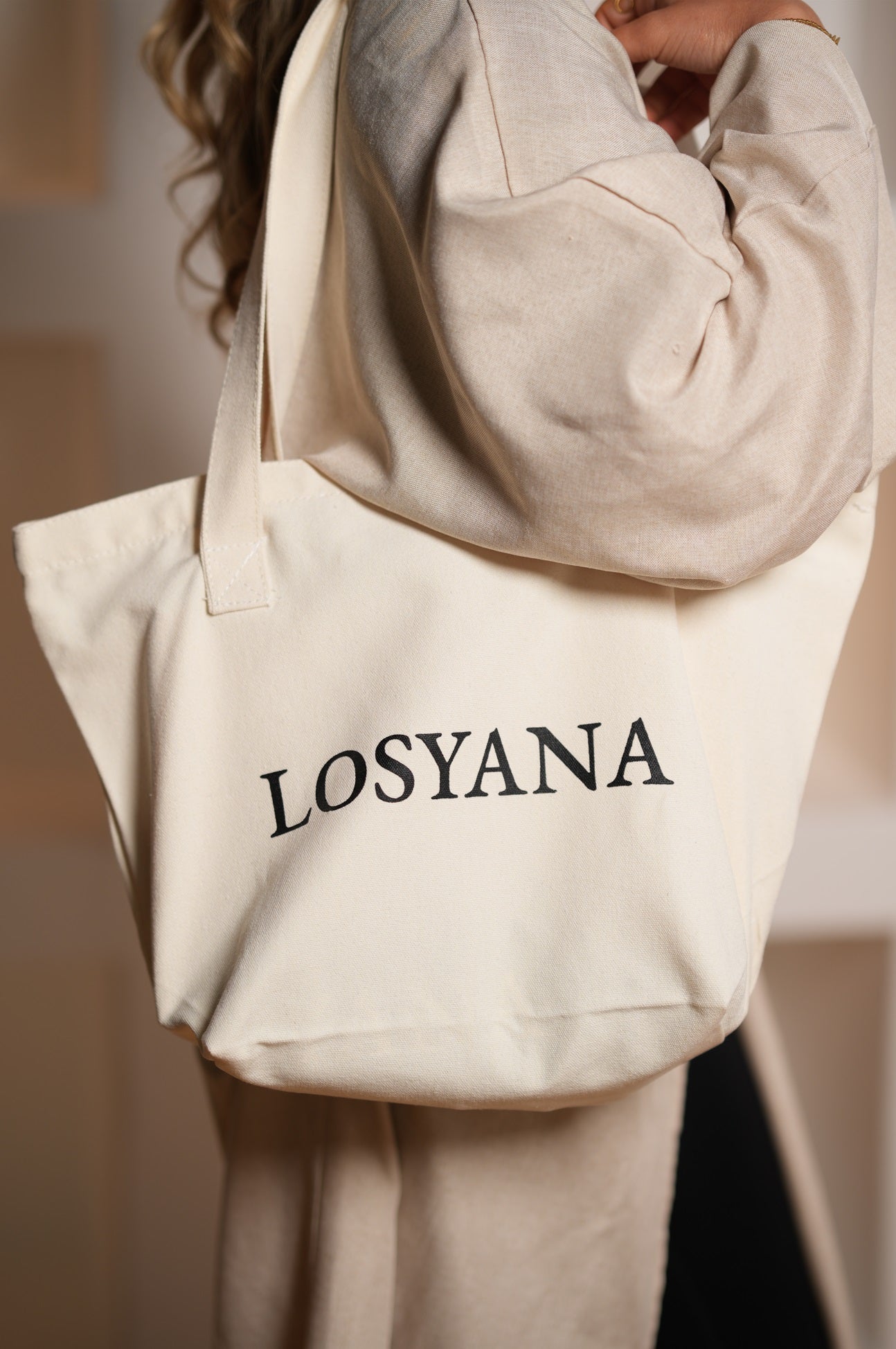 Tote Bag -  Beige