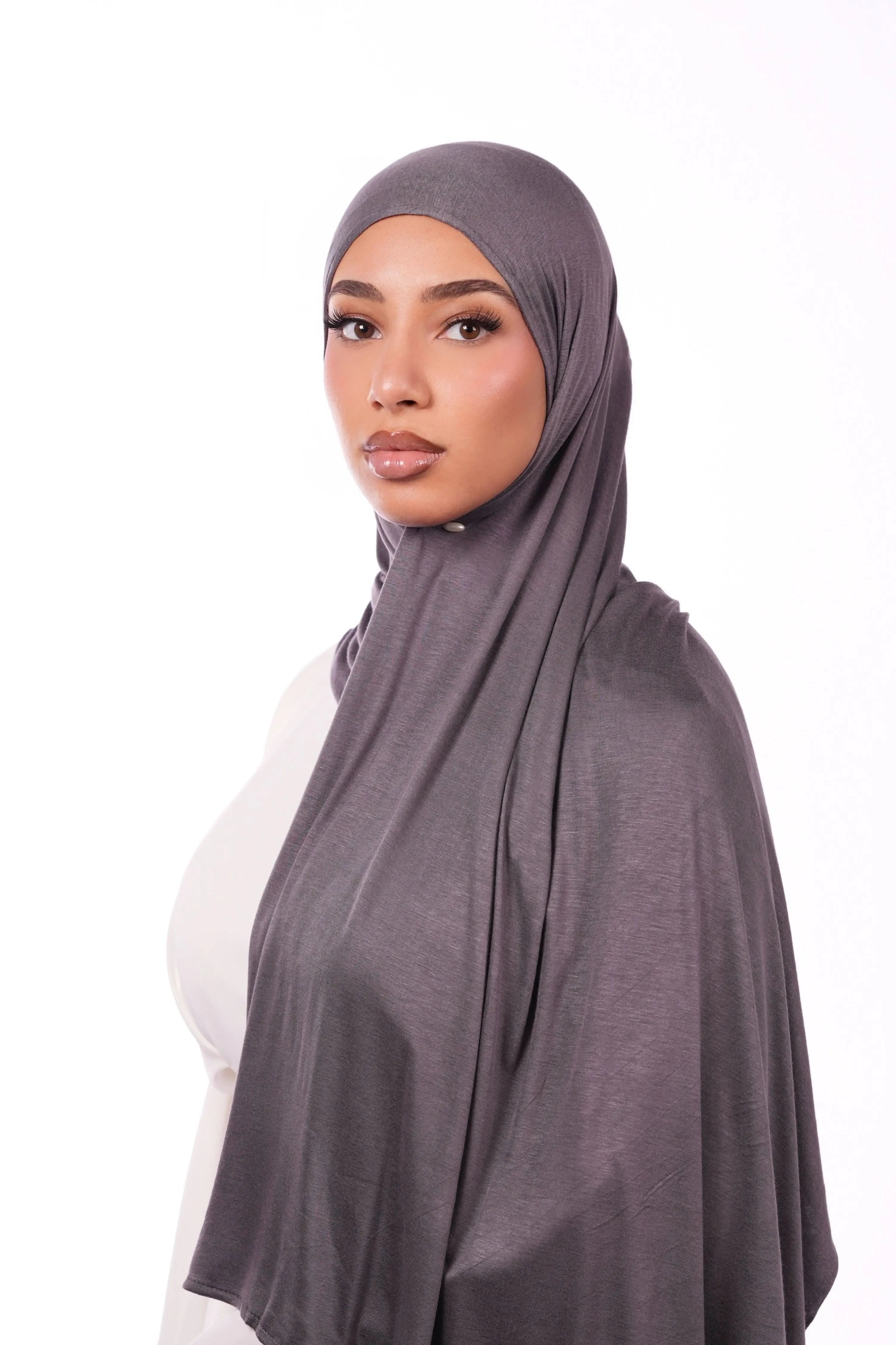 Bamboo Jersey - dark grey - Losyana.Shop