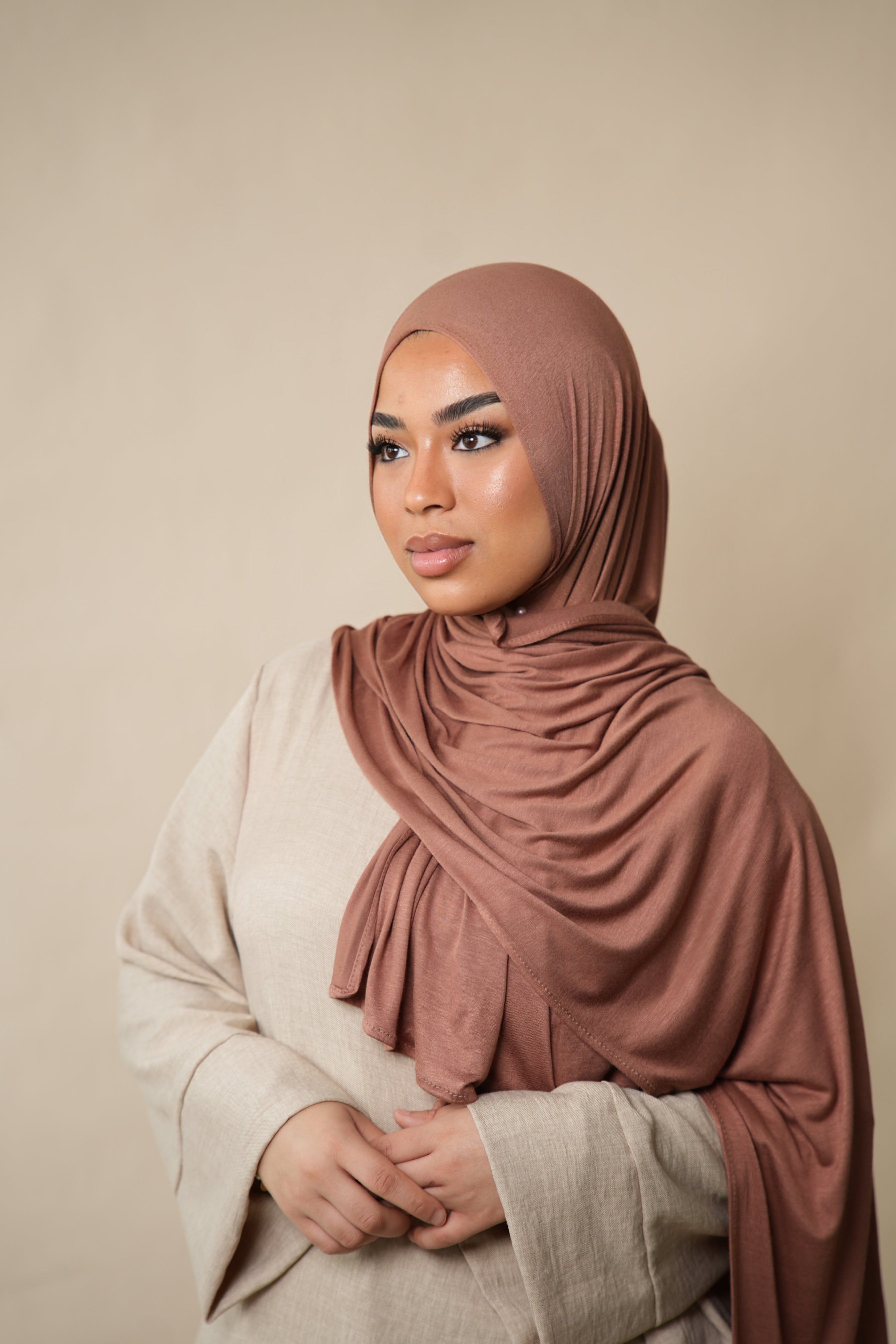 Bamboo Jersey - nude peach