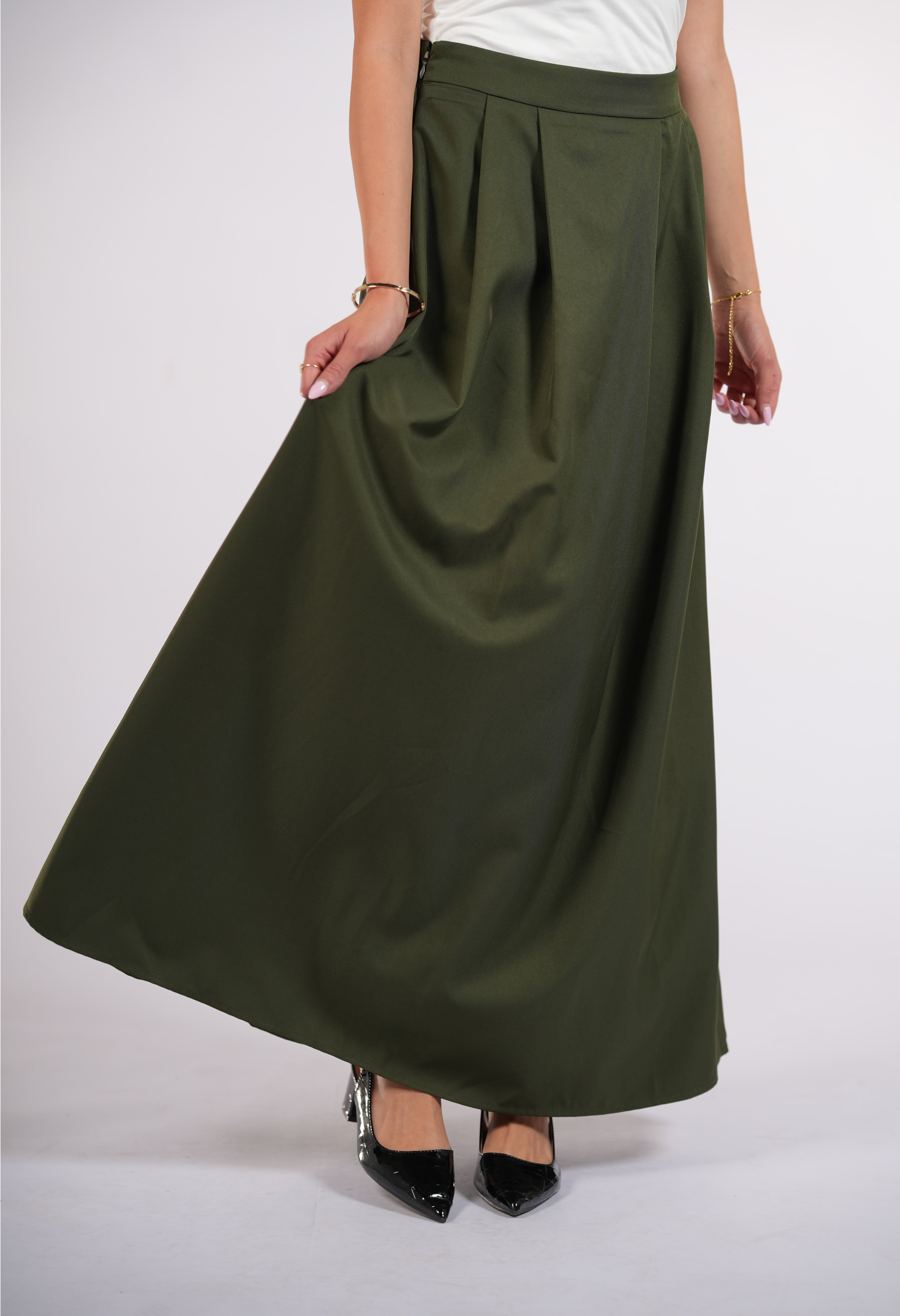 timeless skirt - khaki green