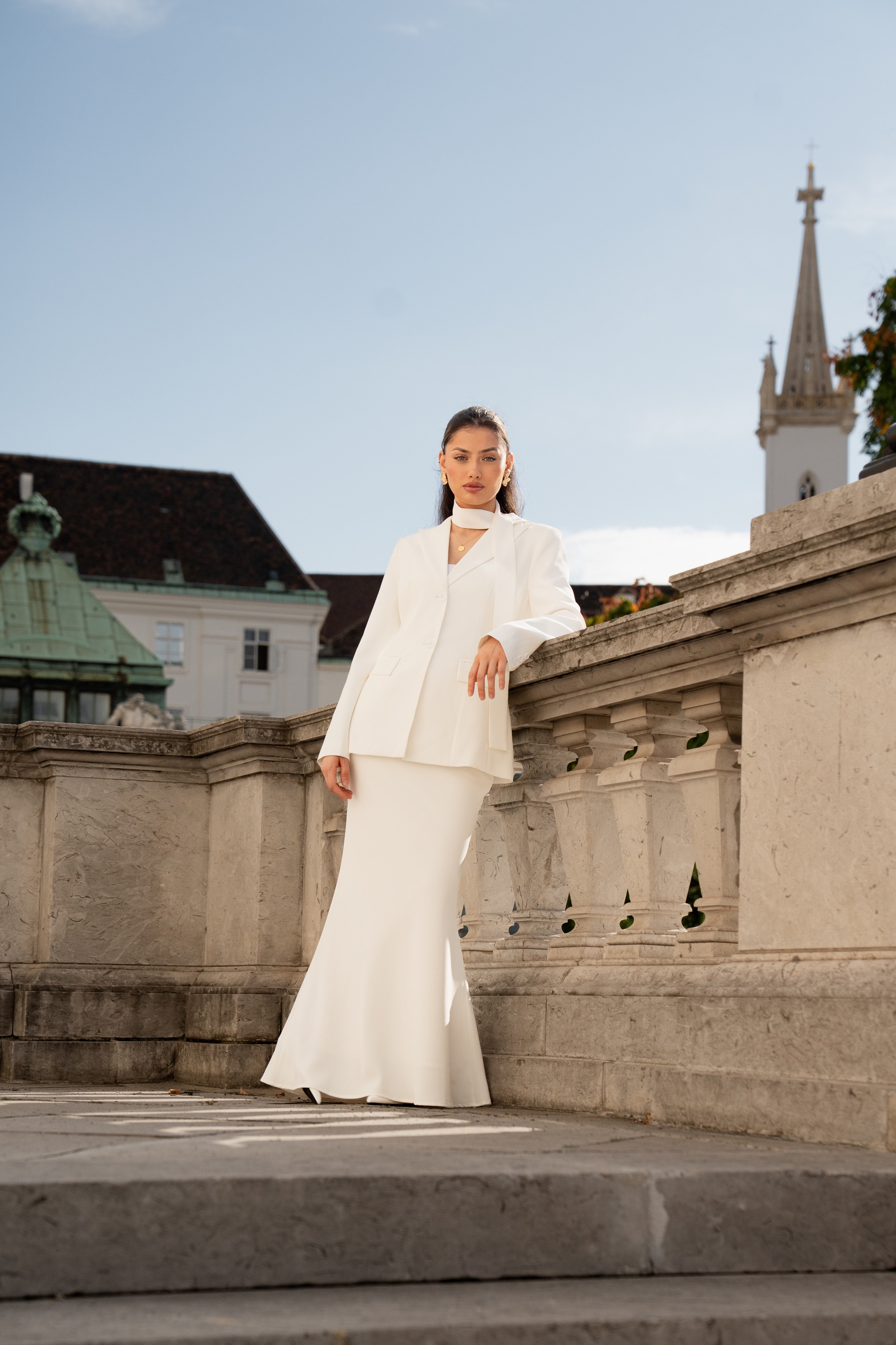 the palais skirt - white