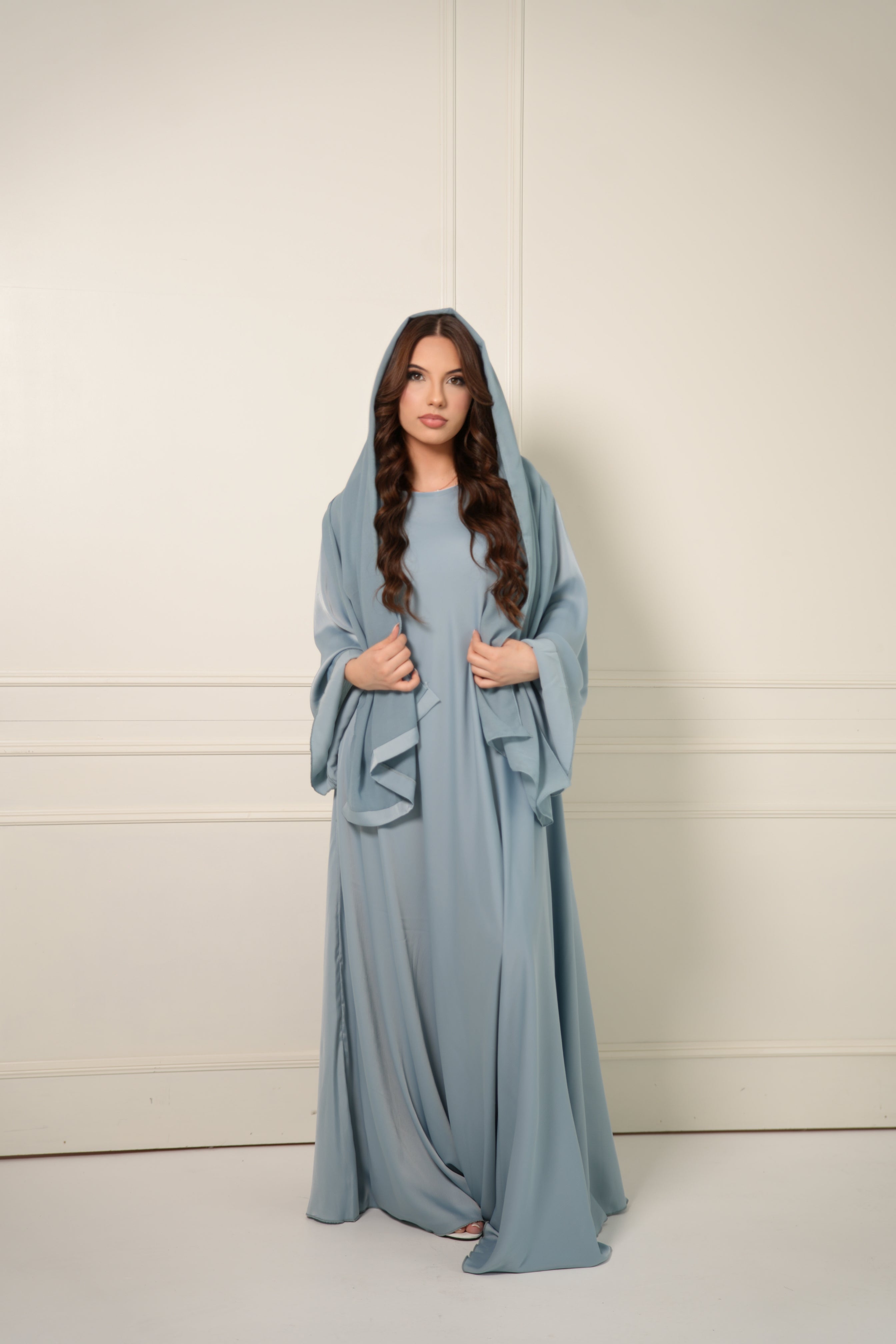 DXB Abaya - Baby Blue