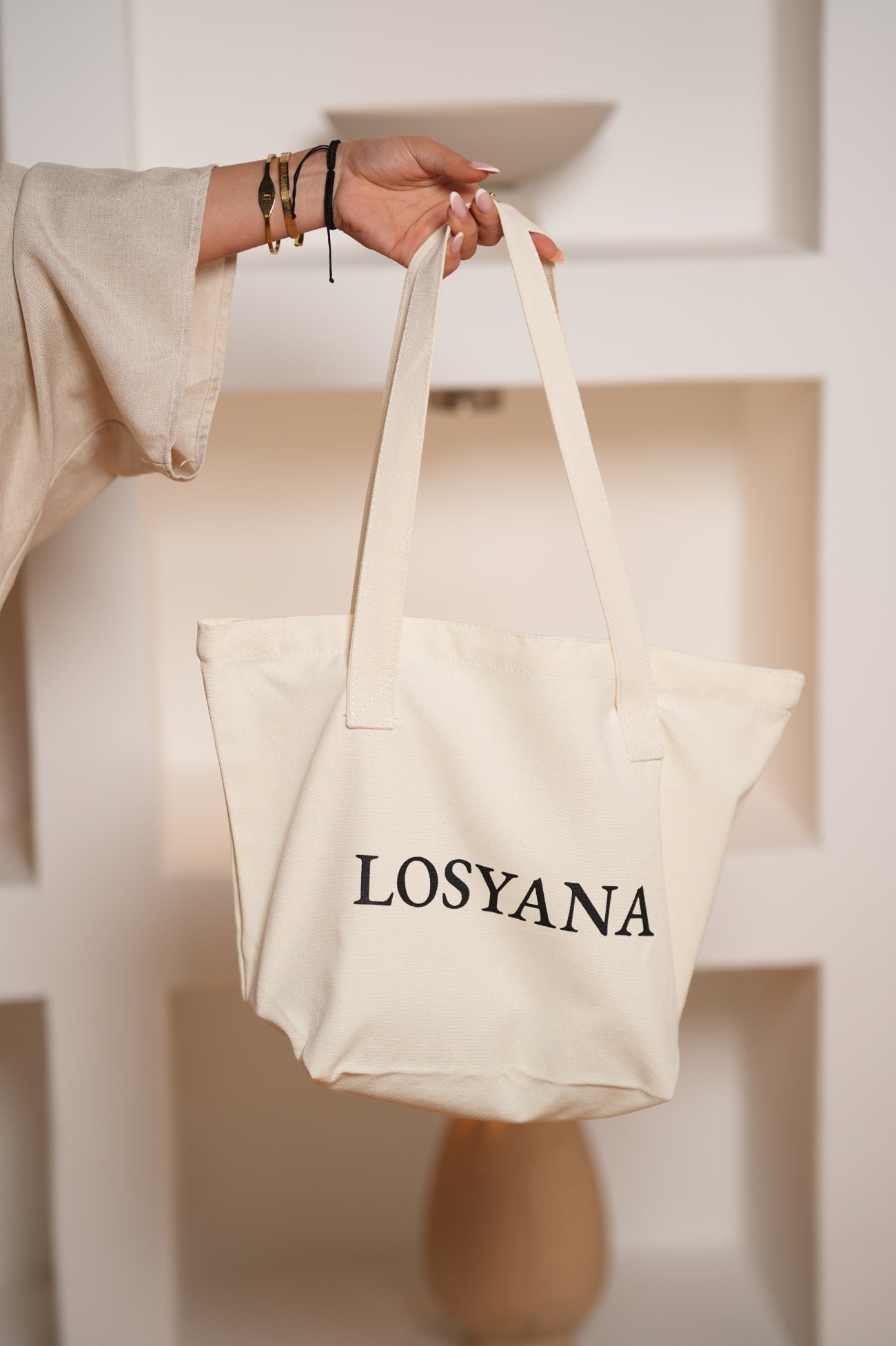 Tote Bag -  Beige