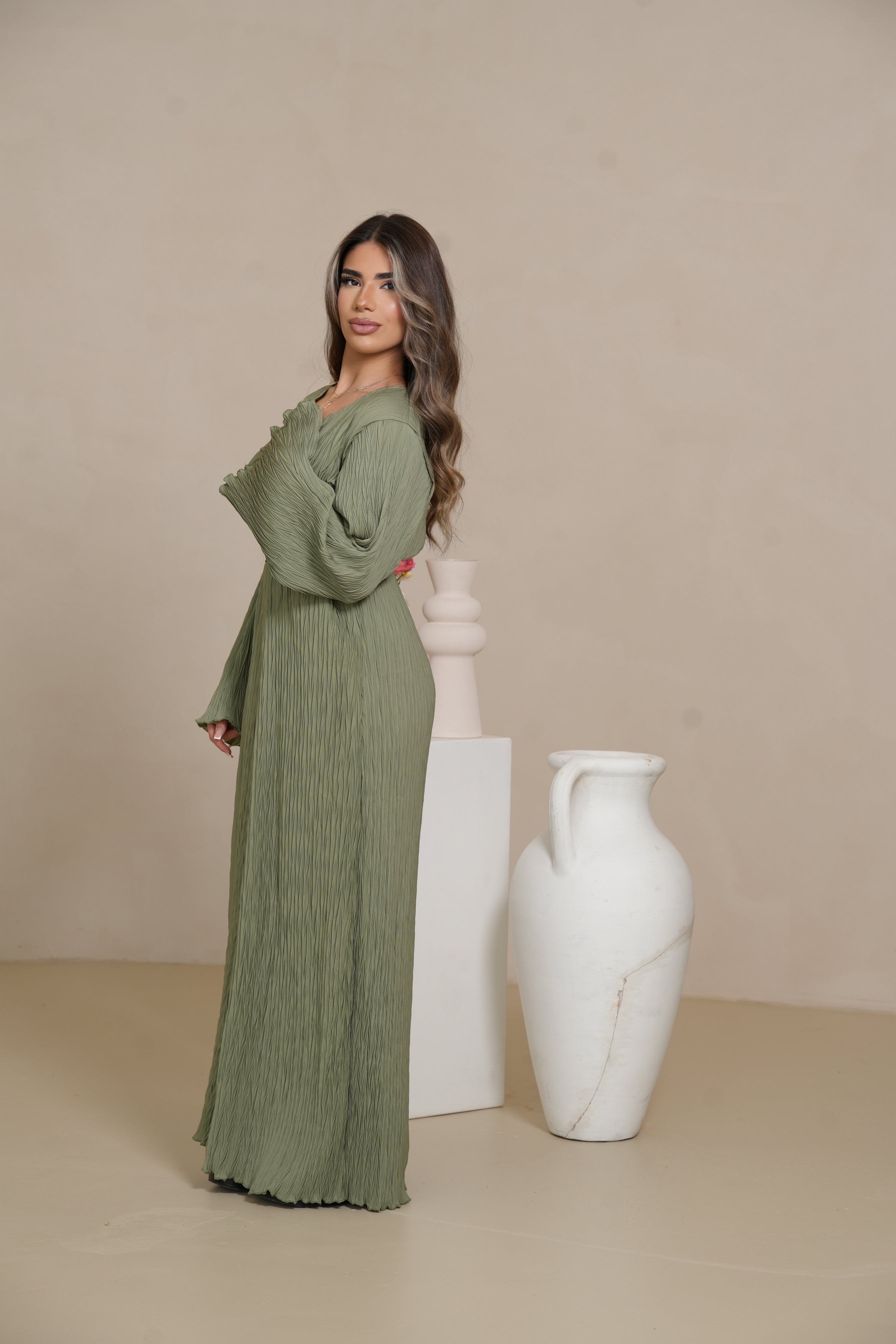 Summer dress - olive