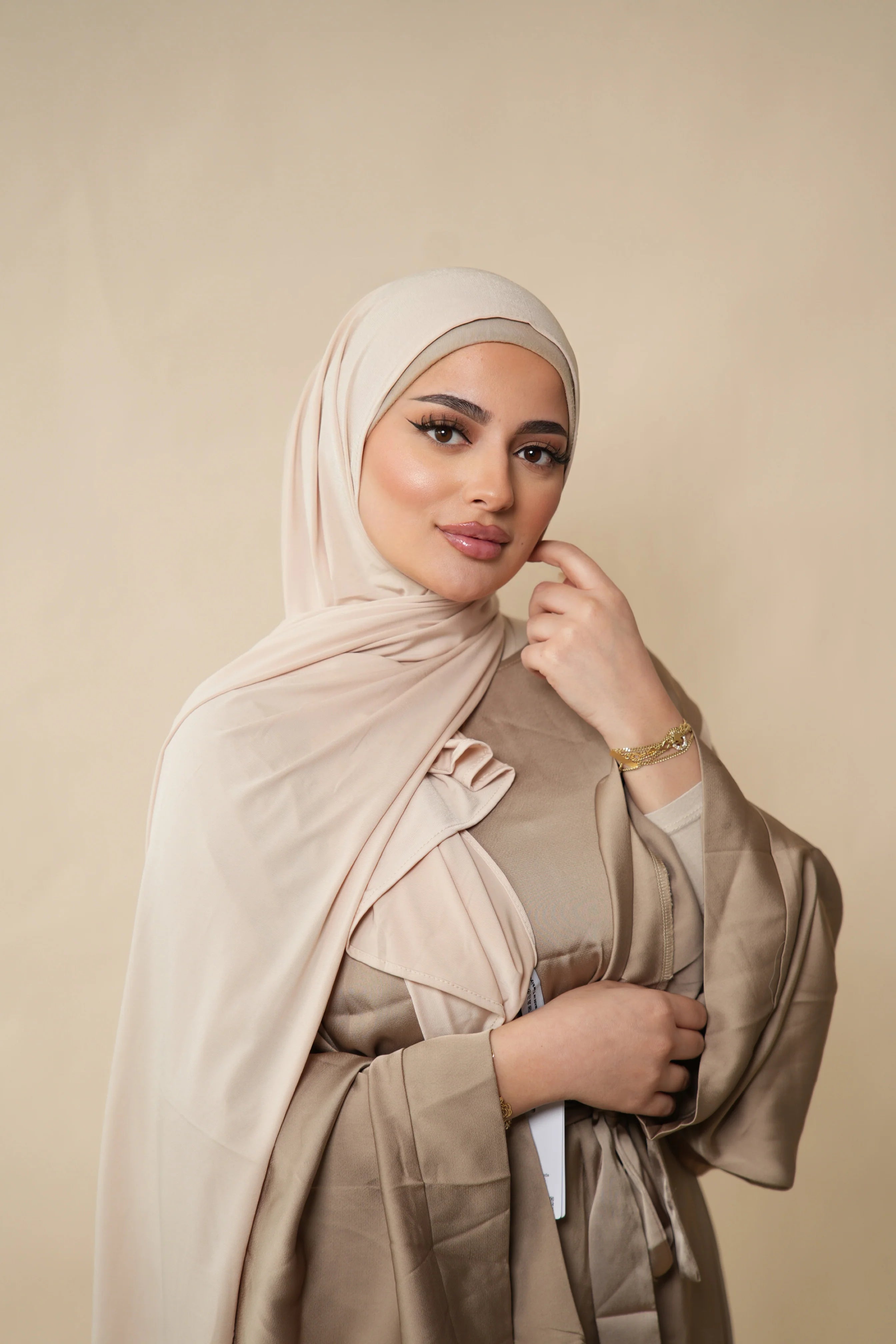 Premium Jersey to go - beige