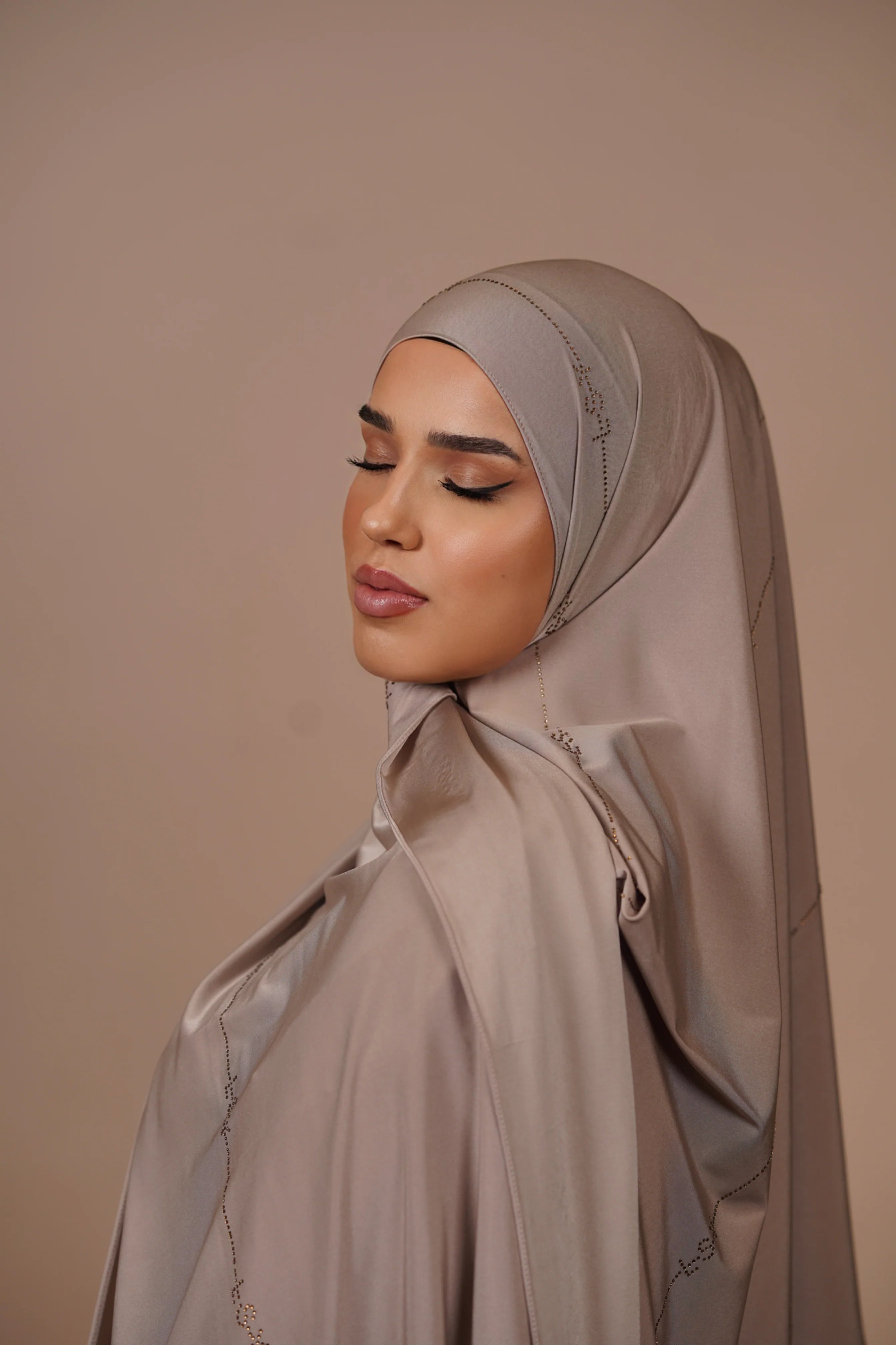 LSY Satin Premium Jersey - dark beige