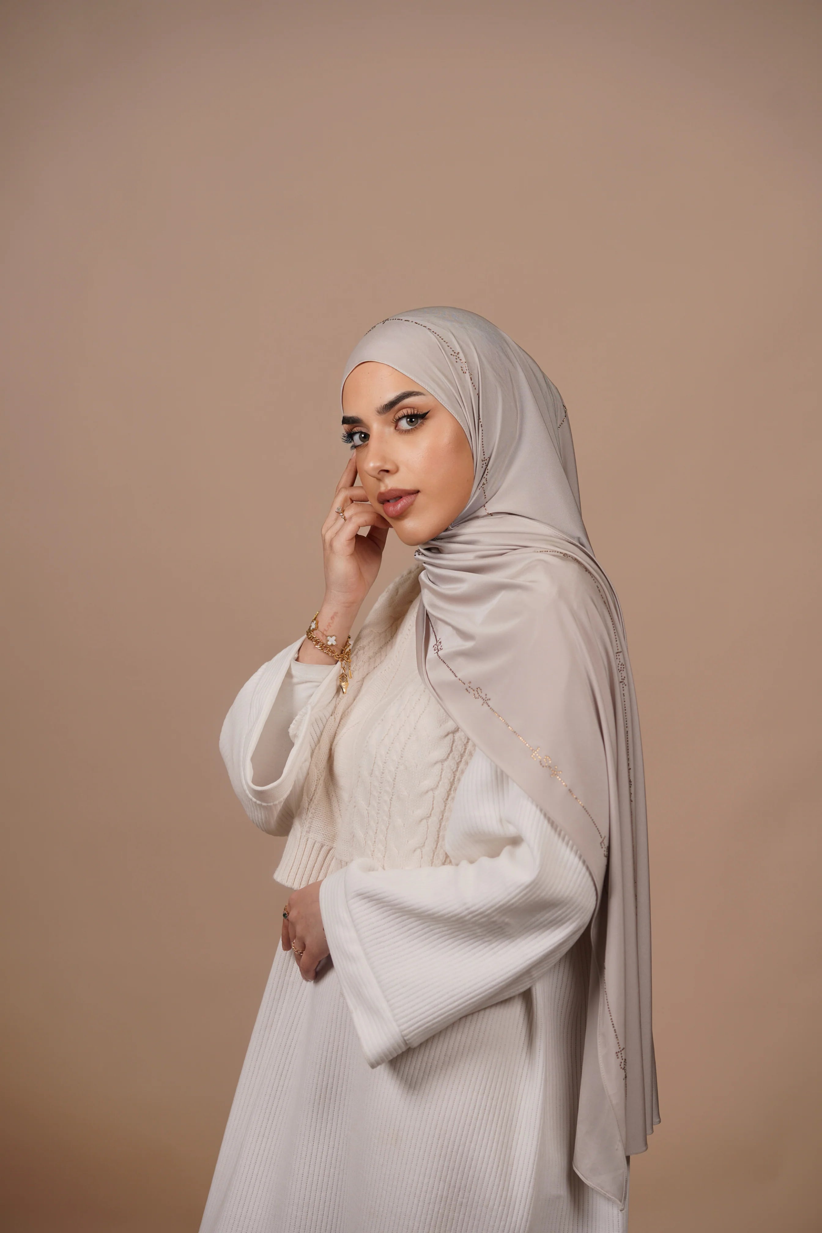LSY Satin Premium Jersey - ashy beige