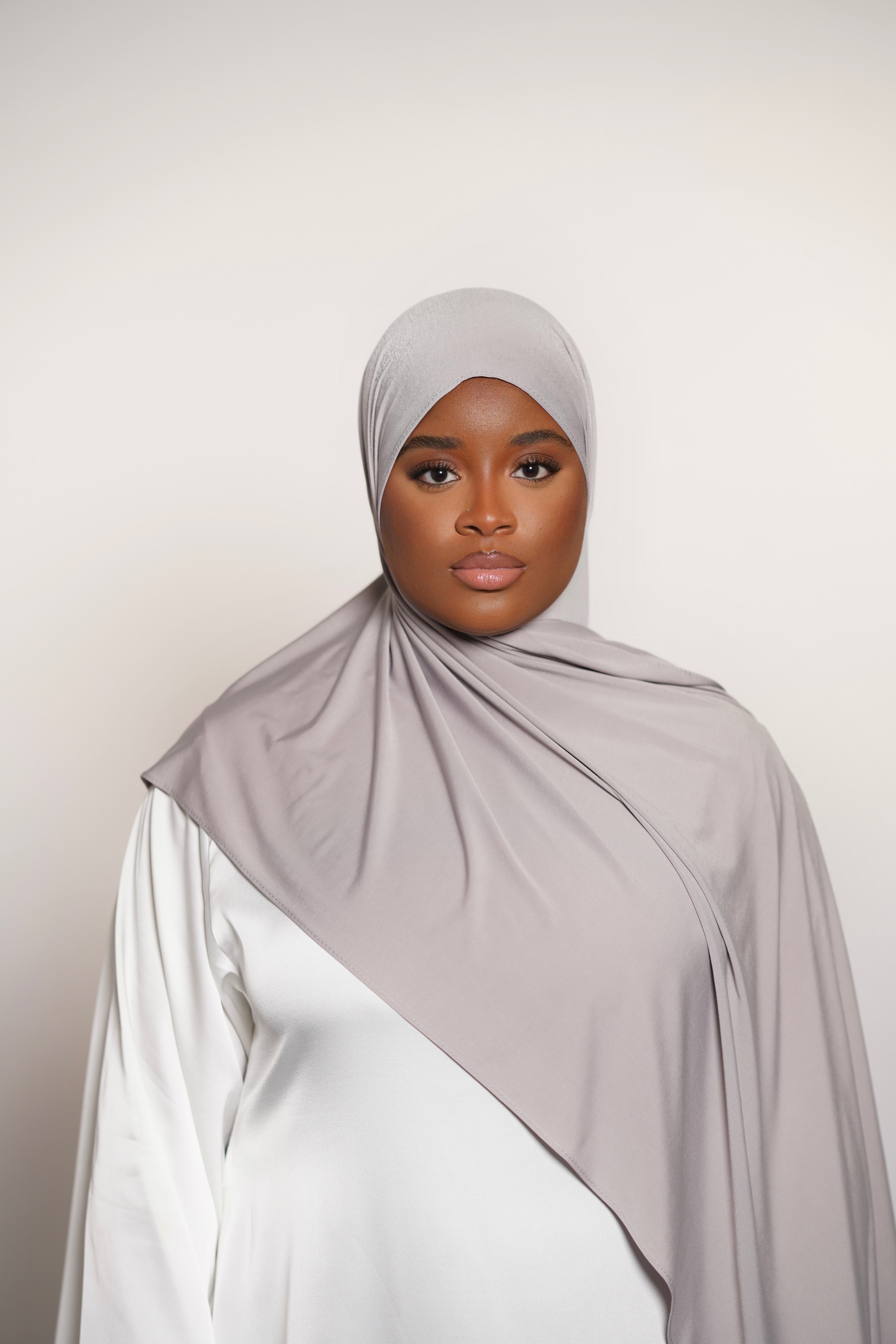 Satin Premium Jersey - grey