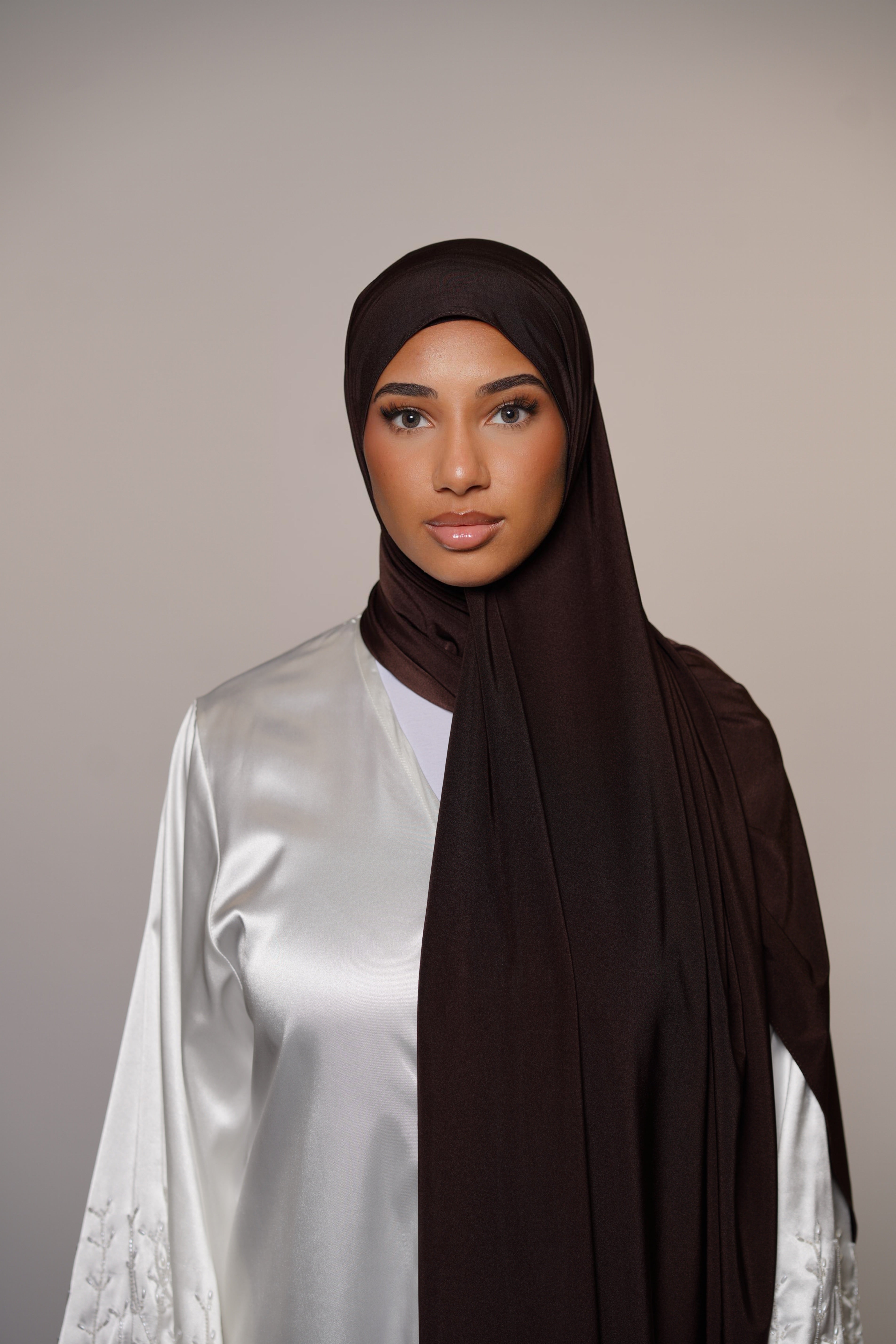 Satin Premium Jersey - brown sugar