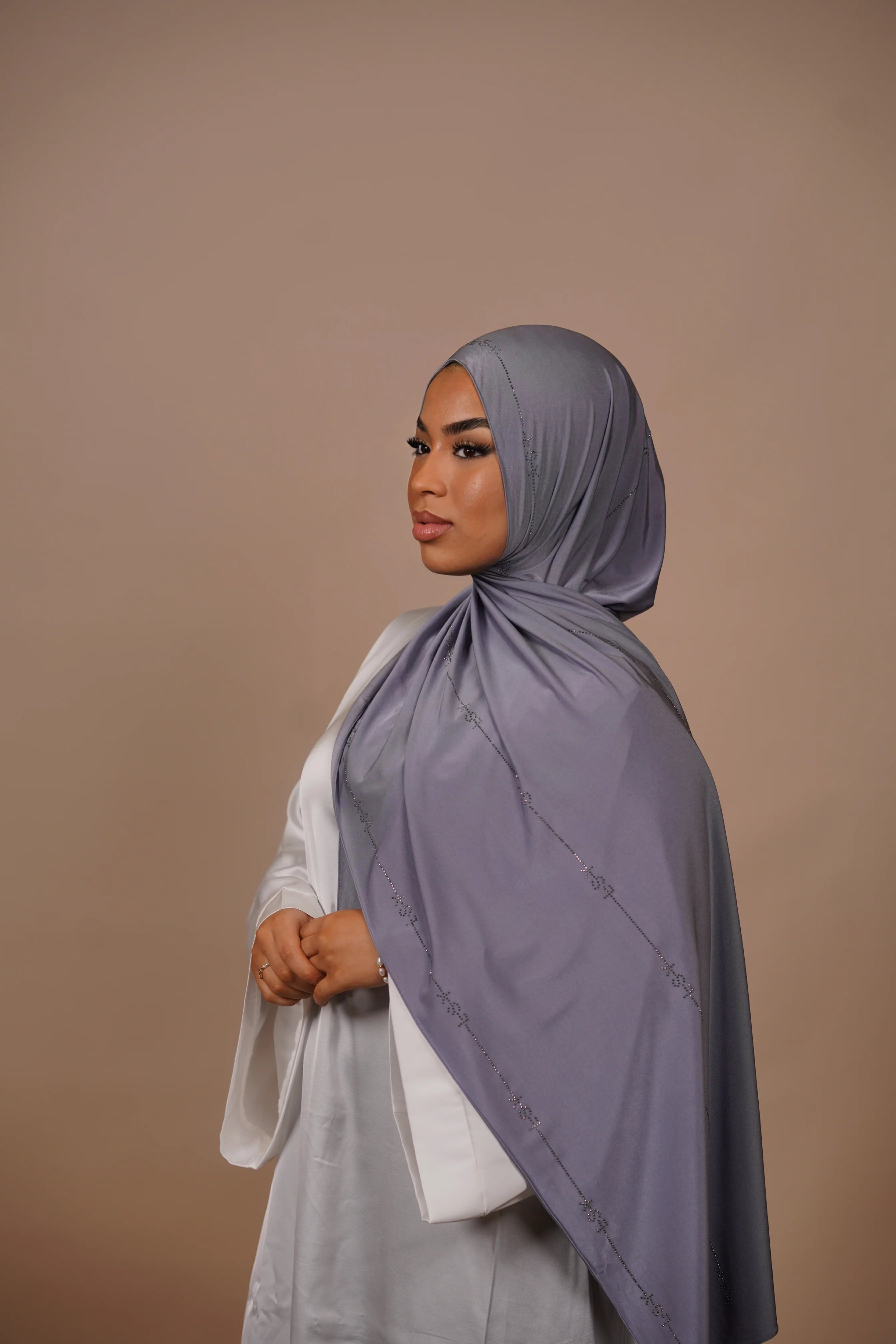 LSY Satin Premium Jersey - Lavender grey