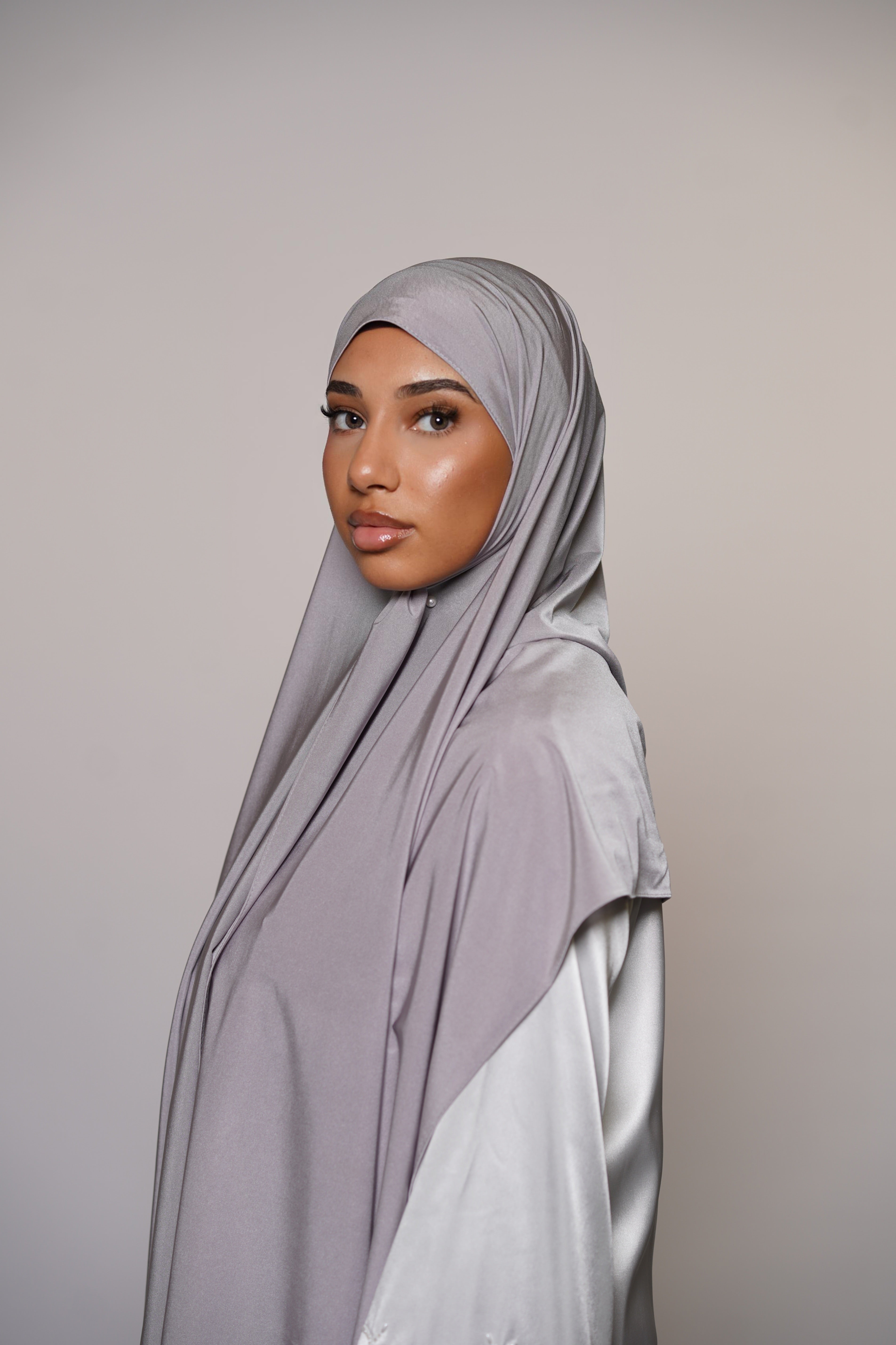 Satin Premium Jersey - steel