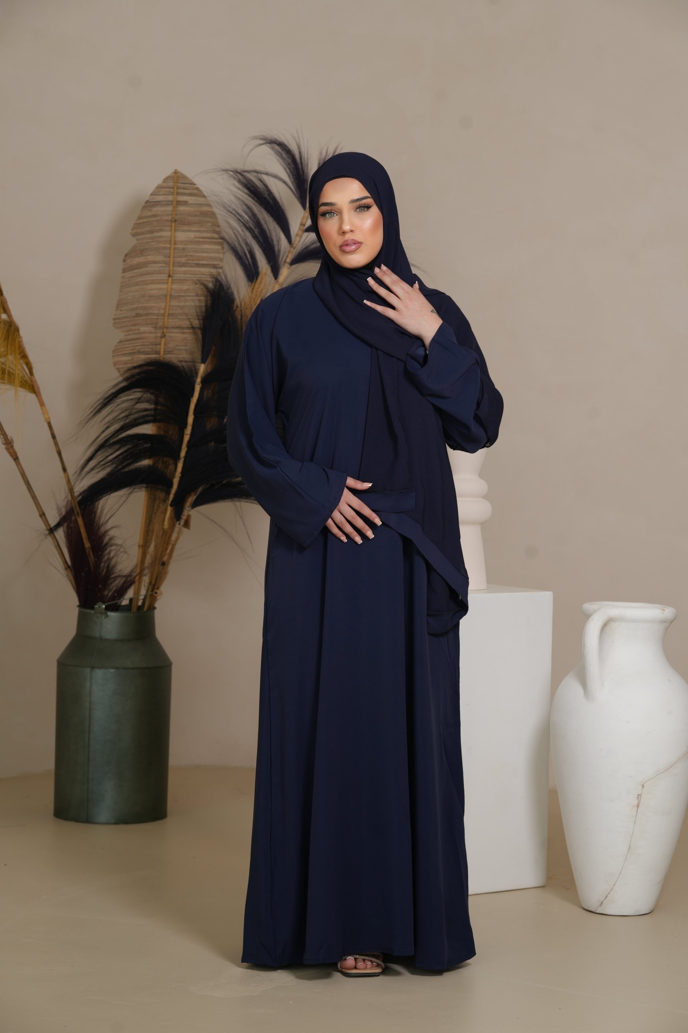 DXB Daily Abaya - royal Blue