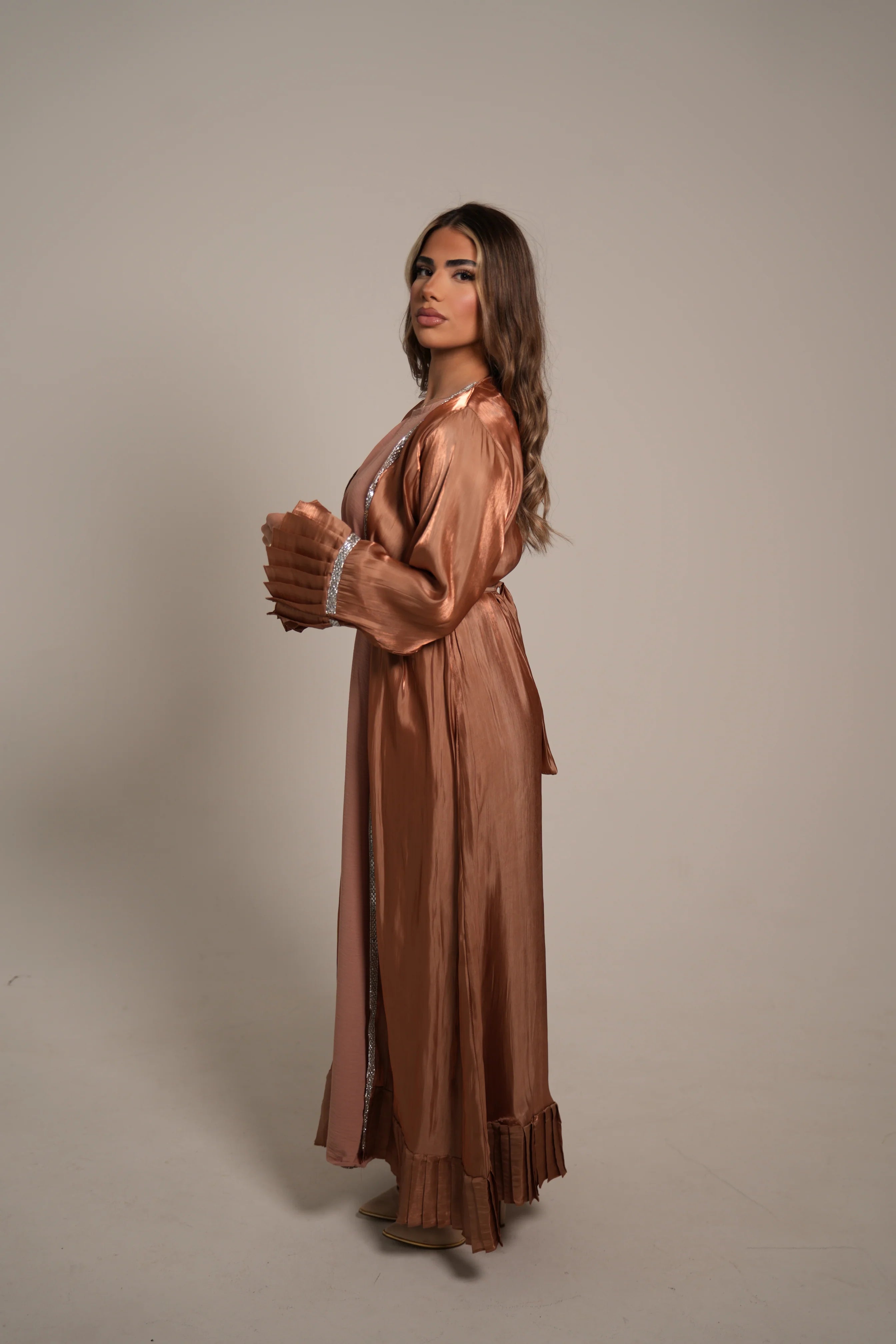 Emirate abaya - Caramel