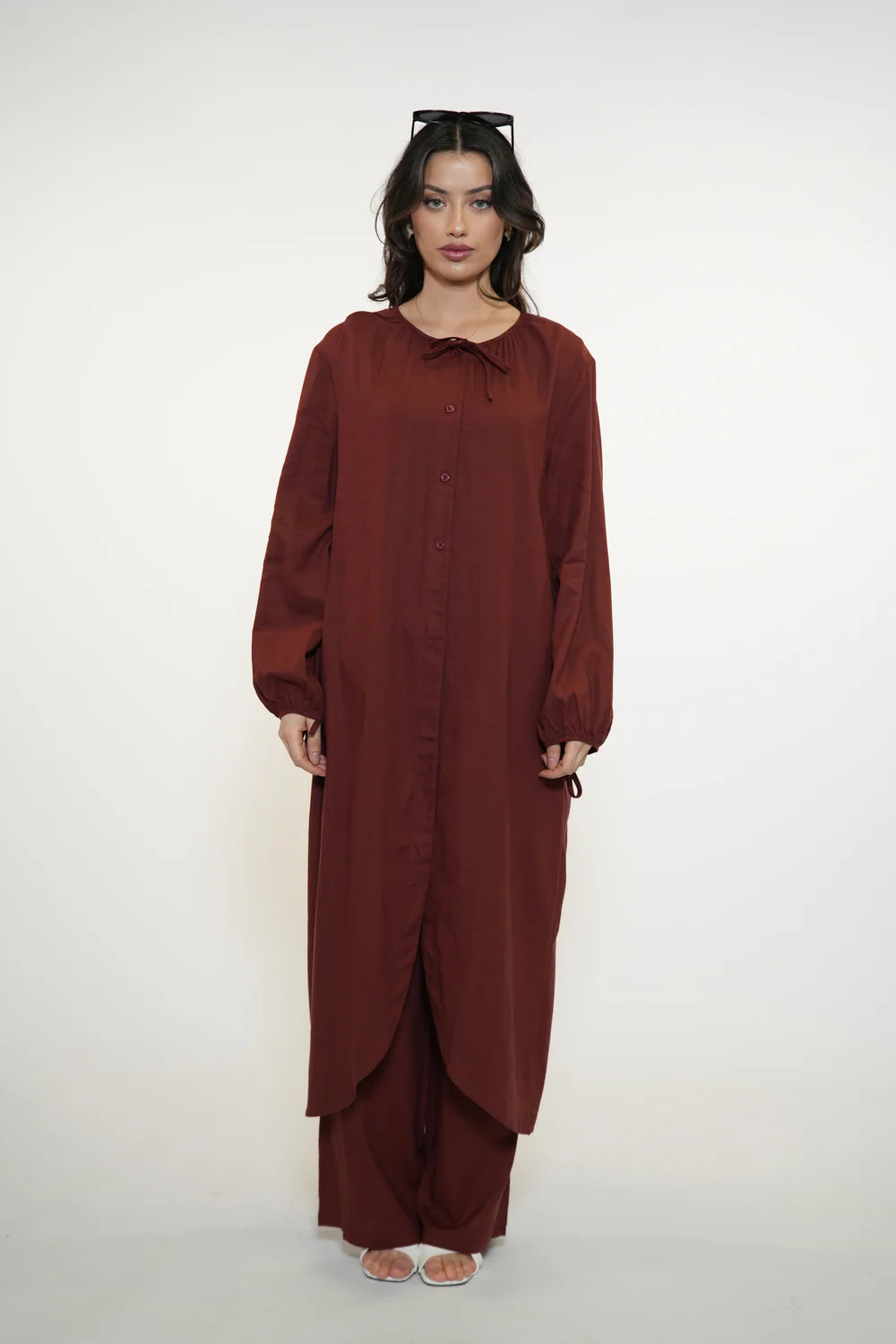 MEDITERRANEAN BREEZE SET - MAROON