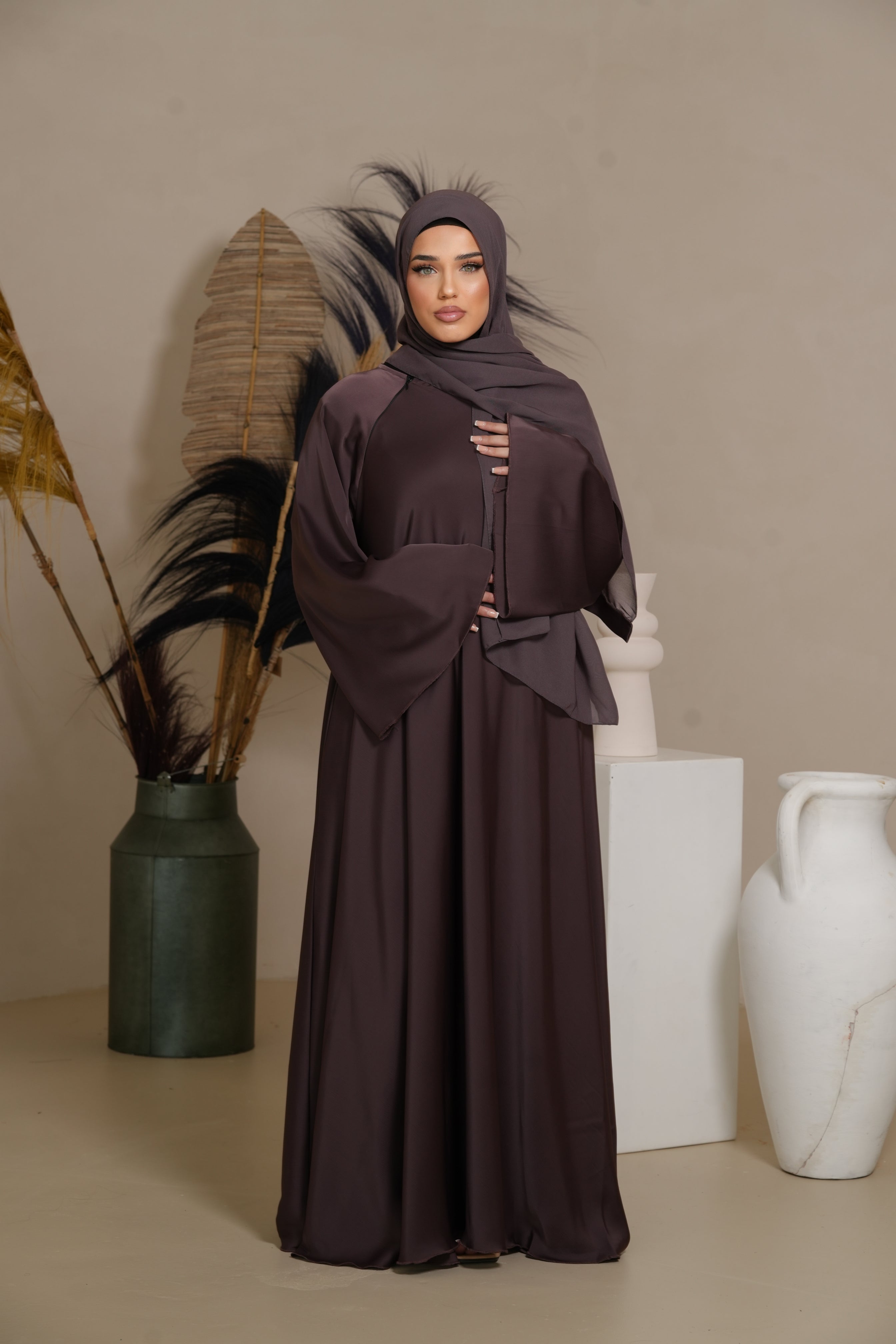 DXB Abaya - Brown Sugar