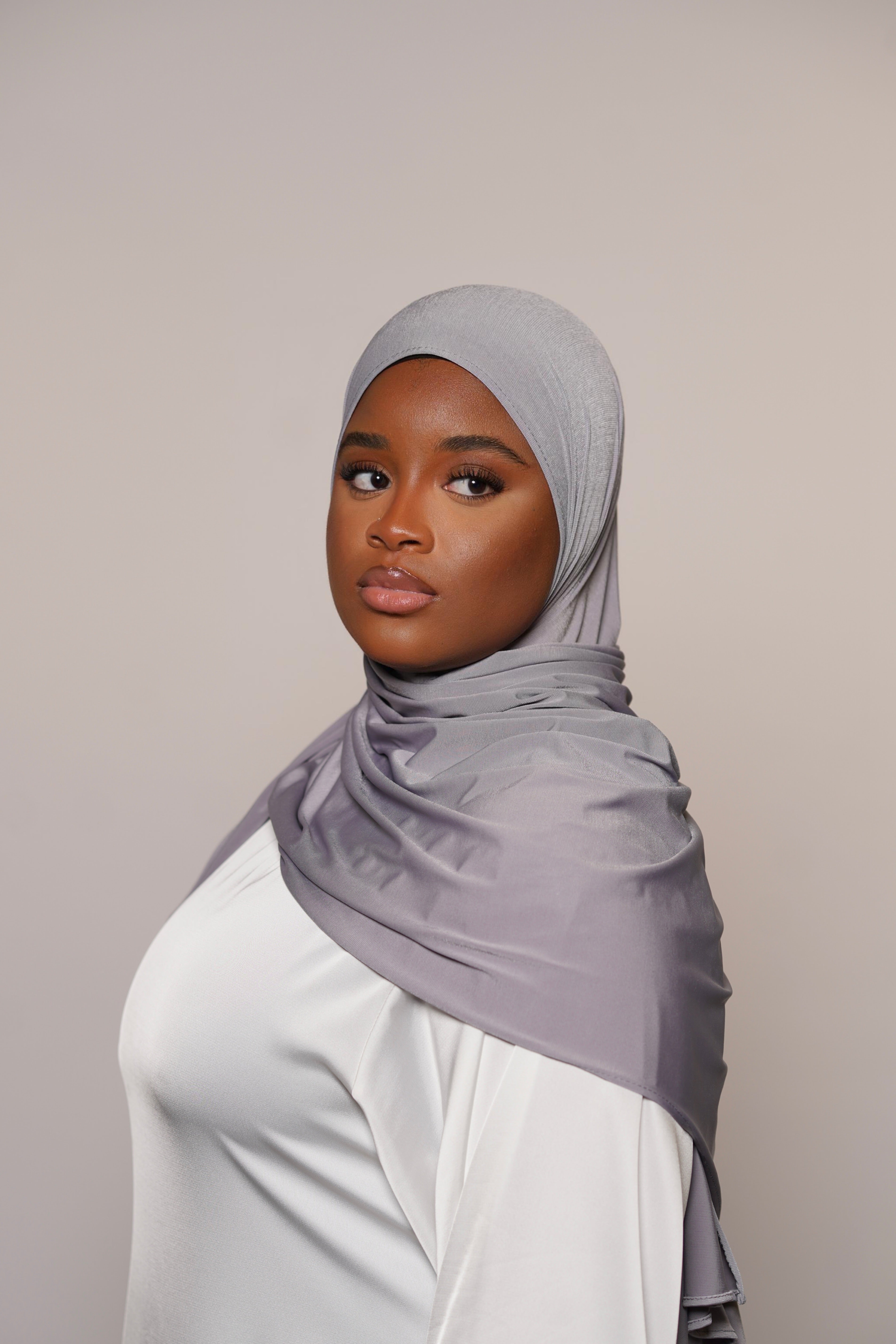 Satin Premium Jersey - silver