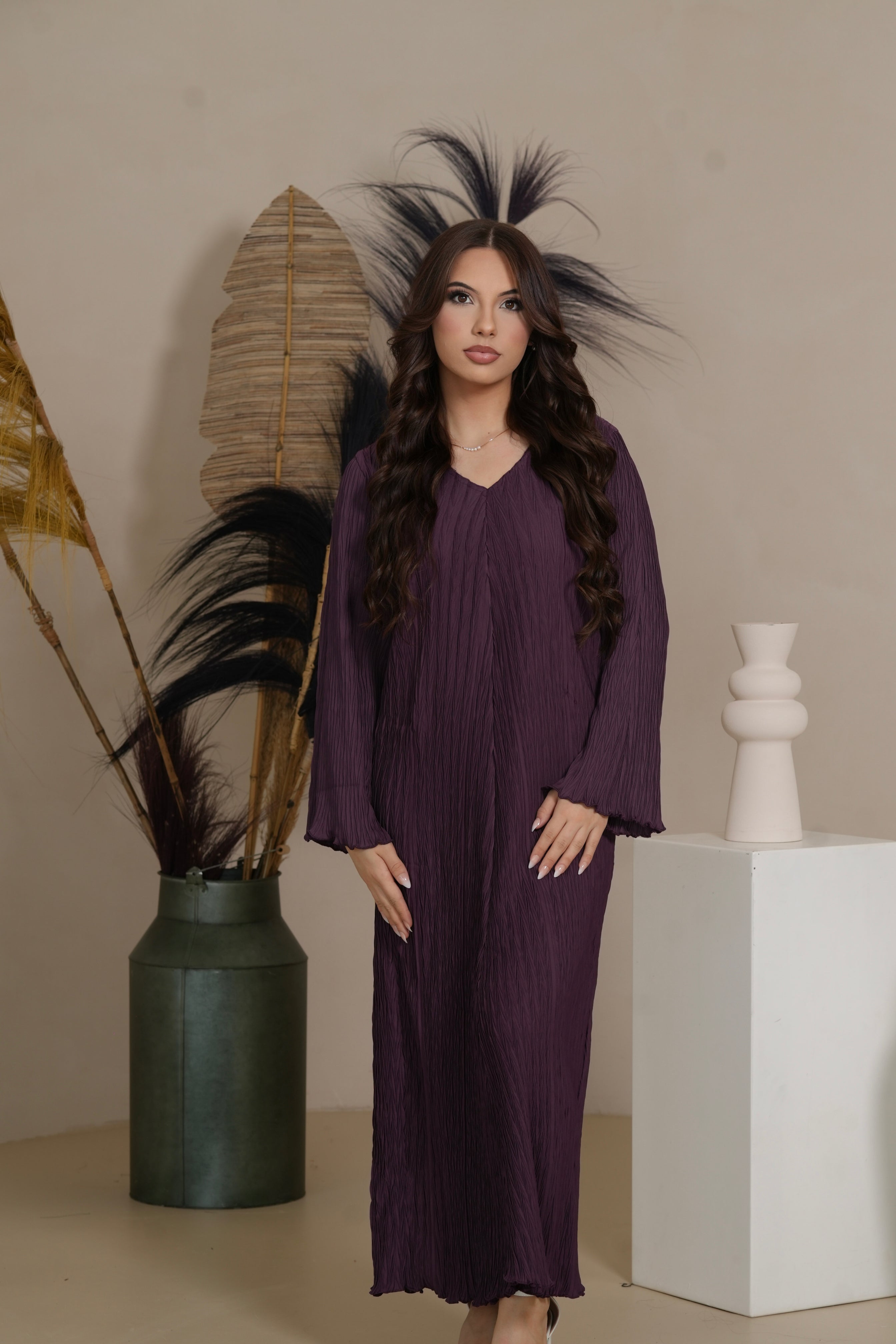 Summer dress - Dark purple