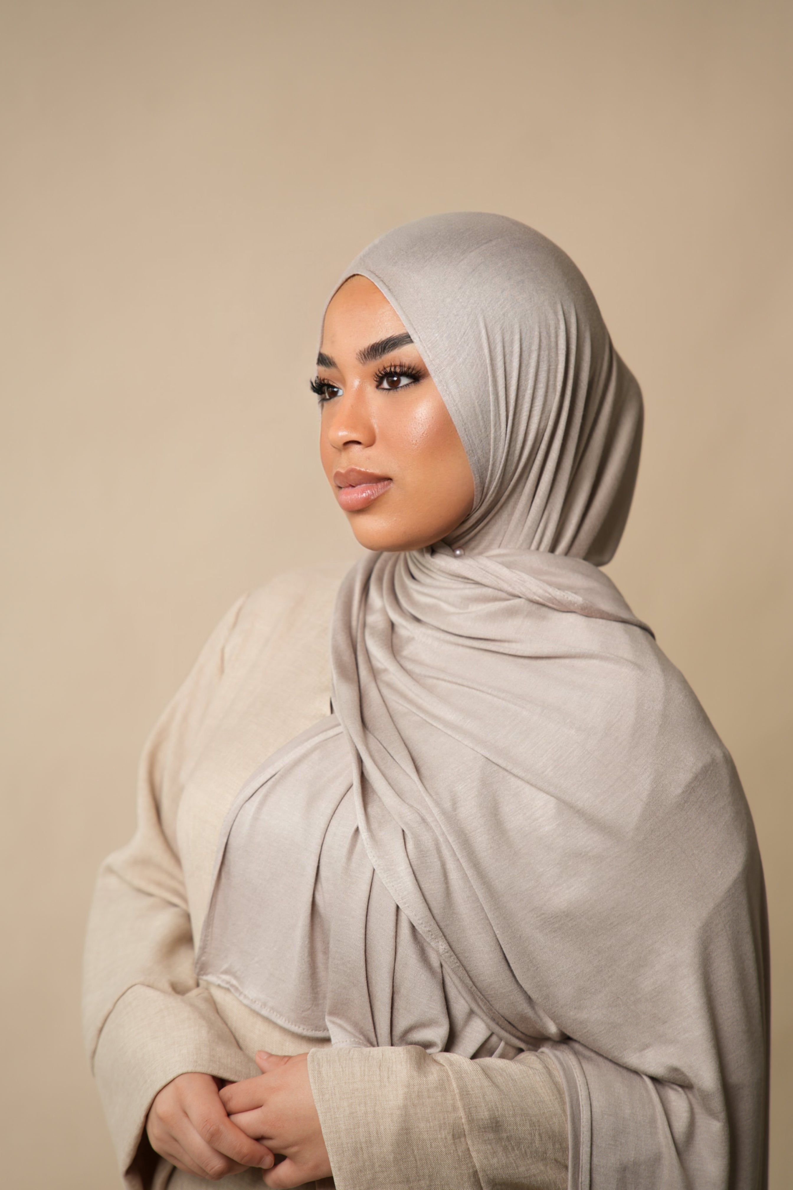 Bamboo Jersey - ashy beige