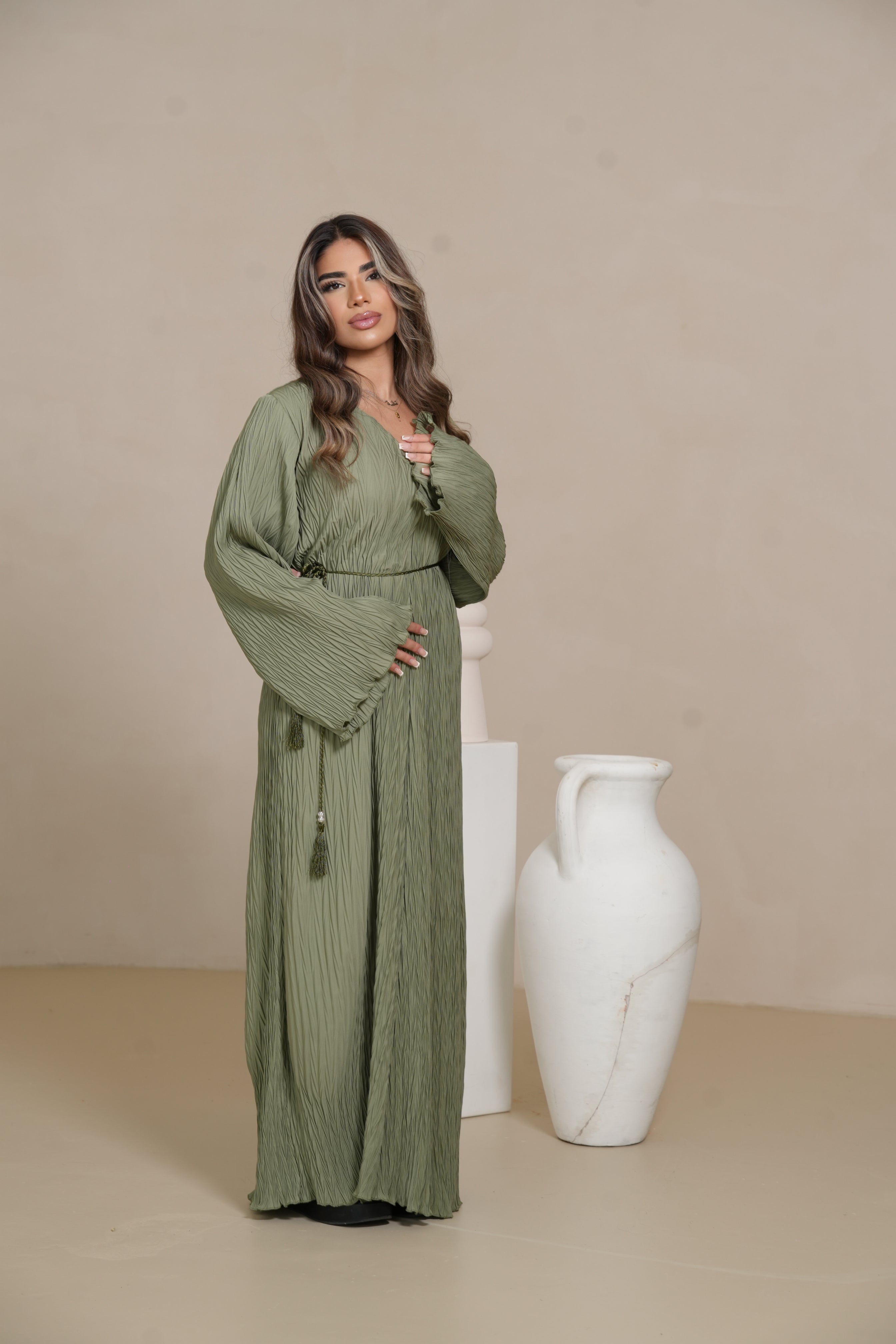 Summer dress - olive