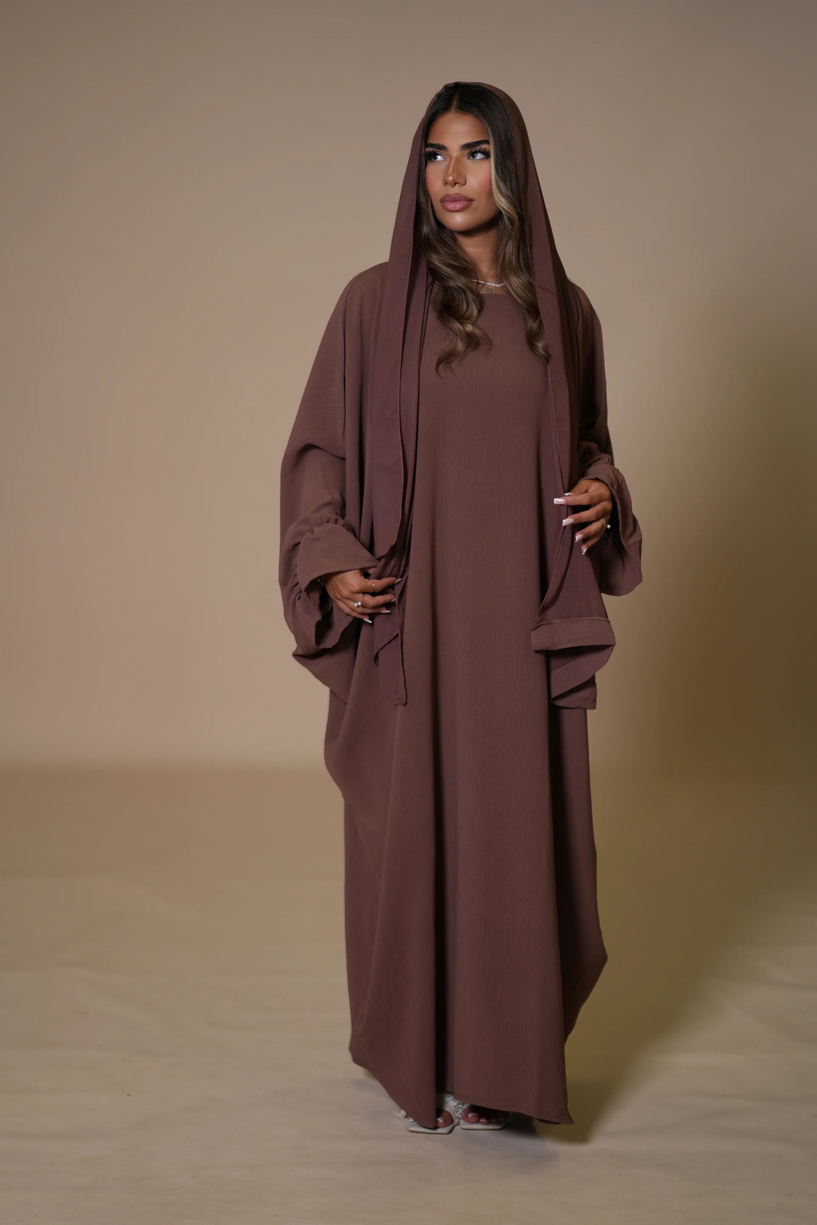 Jazz Abaya - Brown